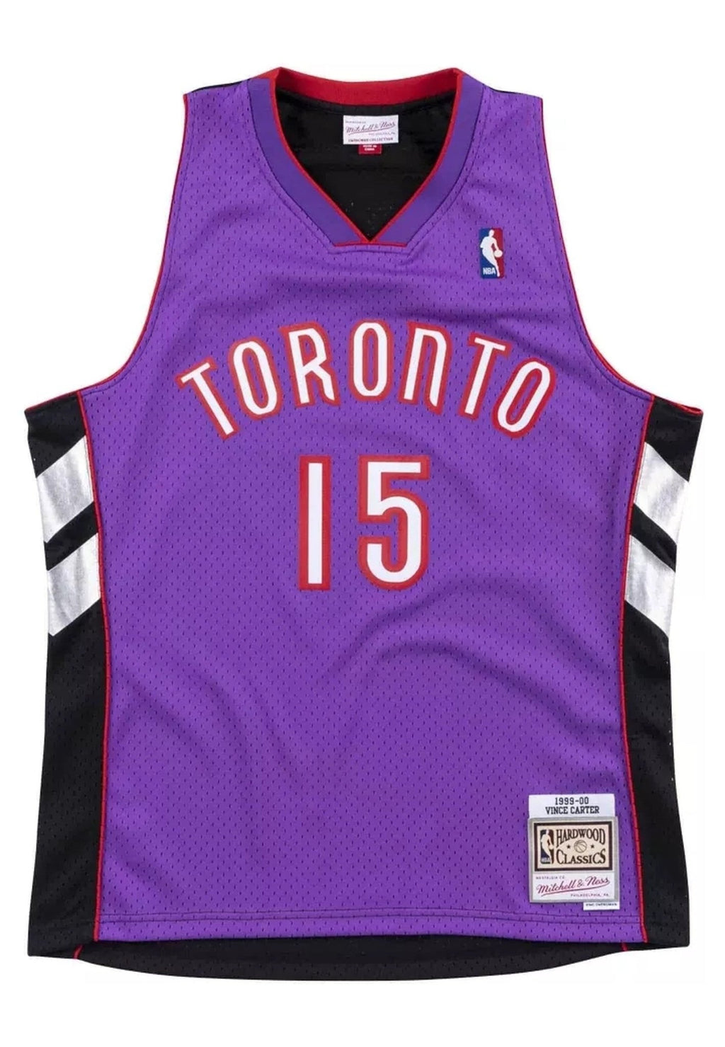 CAMISETA MITCHELL AND NESS MORADA TORONTO RAPTORS VINCE CARTER 1999 - AREA ZERO