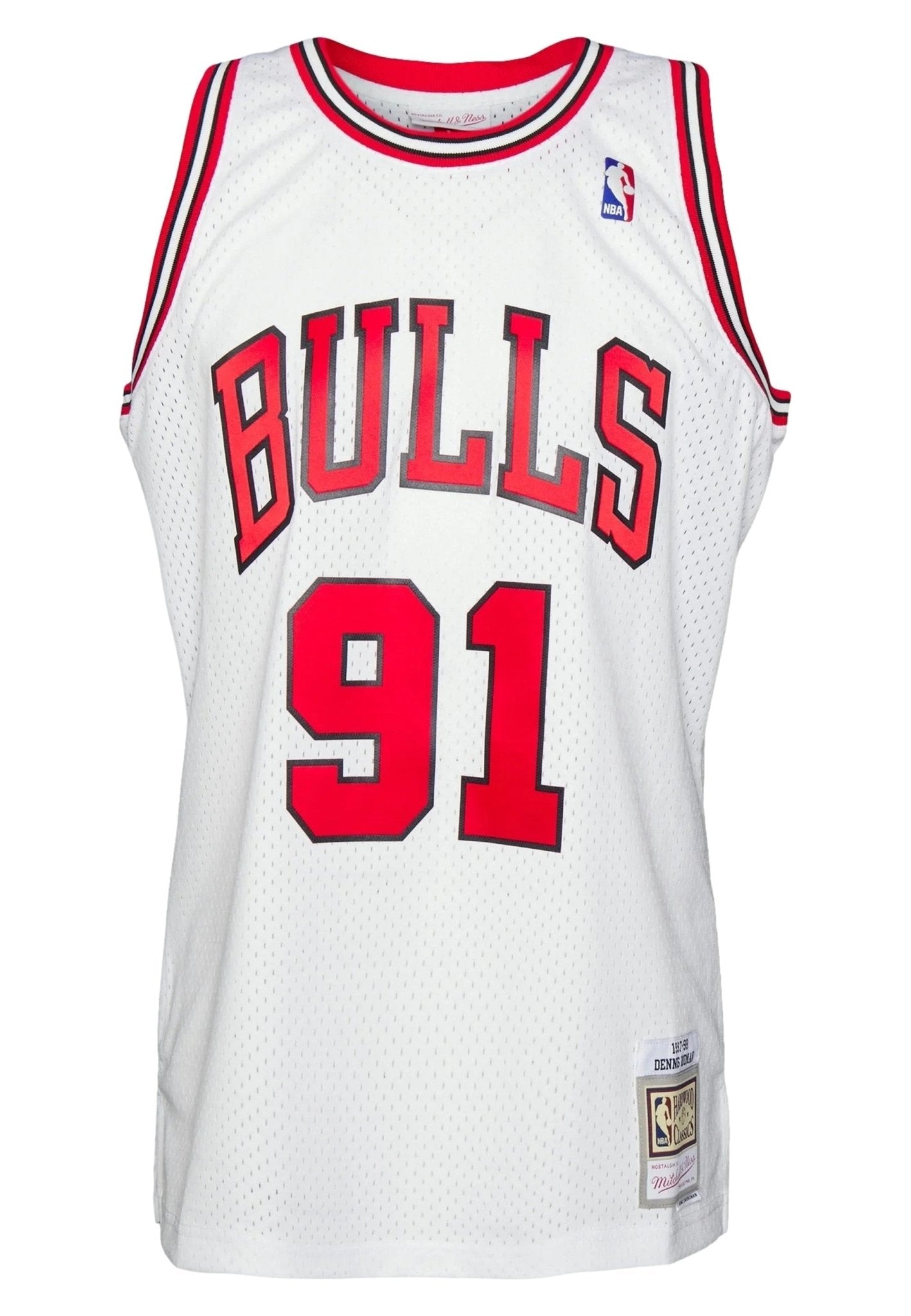 CAMISETA MITCHELL & NESS BLANCA BULLS DENNIS RODMAN SWINGMAN TEE - AREA ZERO