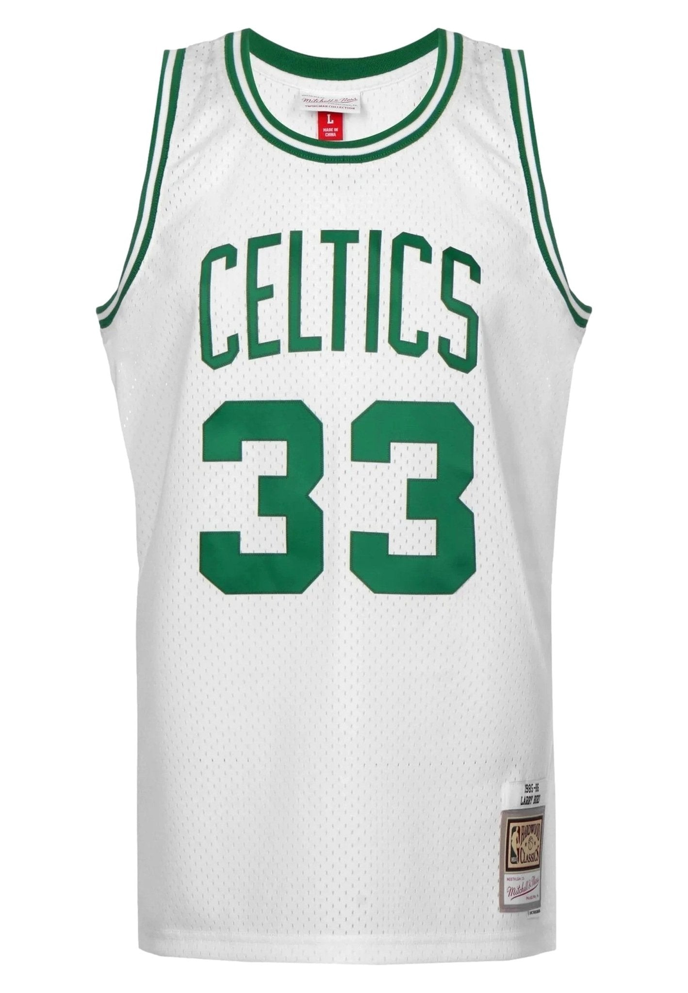 CAMISETA MITCHELL & NESS BLANCA CELTICS LARRY BIRD - AREA ZERO