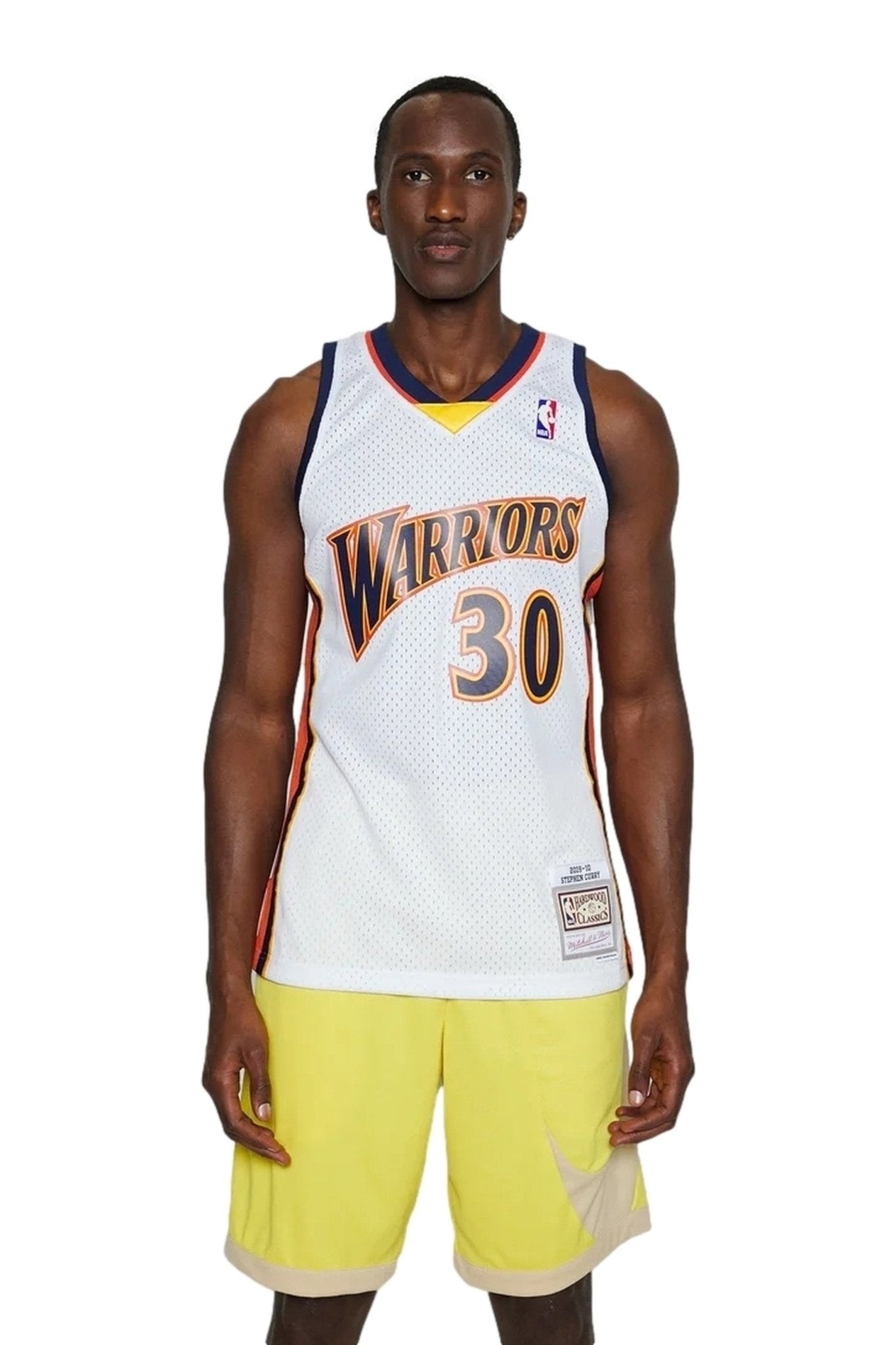 CAMISETA MITCHELL & NESS BLANCA GOLDEN STATE WARRIORS STEPHEN CURRY - AREA ZERO