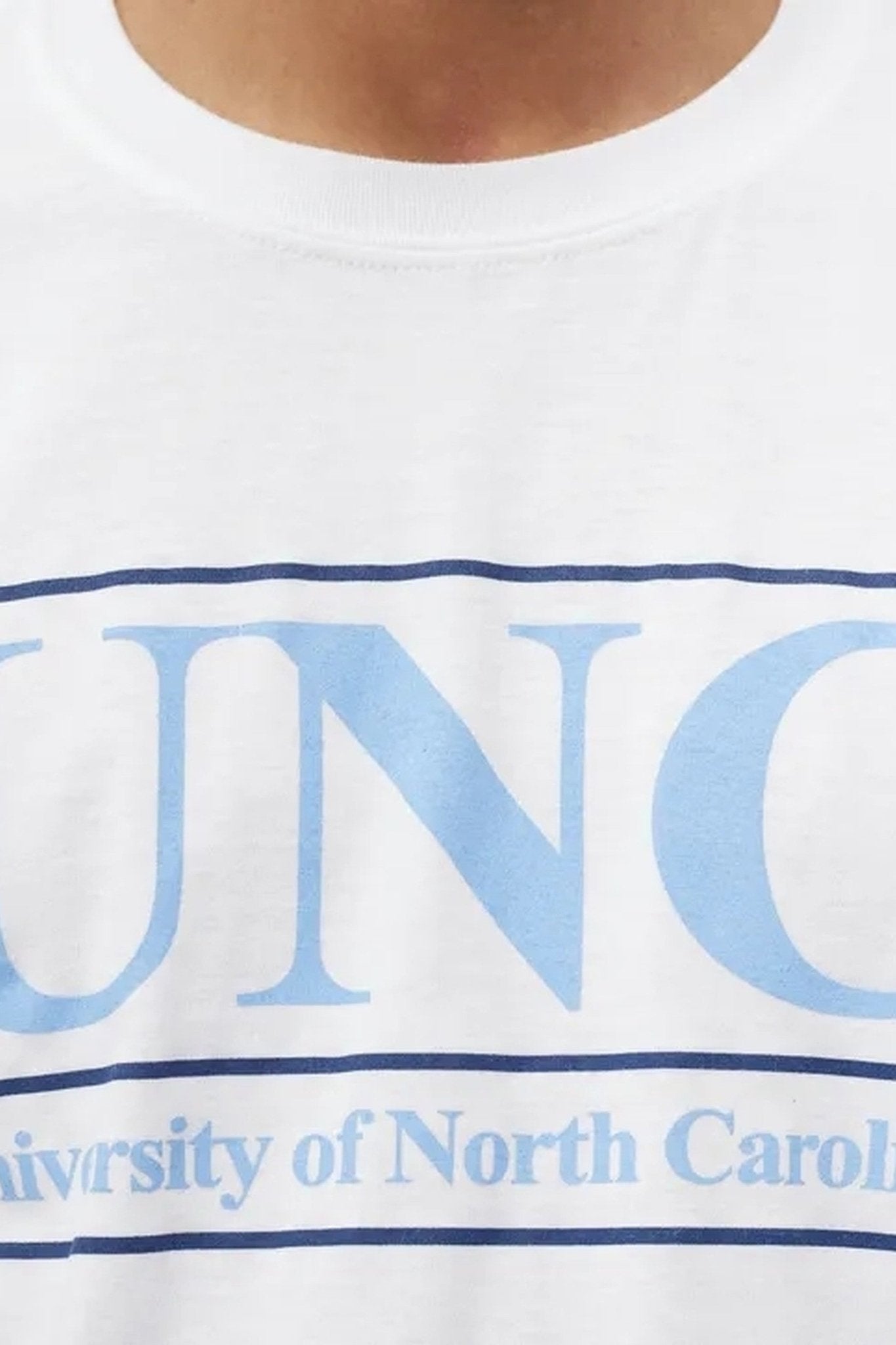 CAMISETA MITCHELL & NESS BLANCA NCAA STACK TEE - AREA ZERO