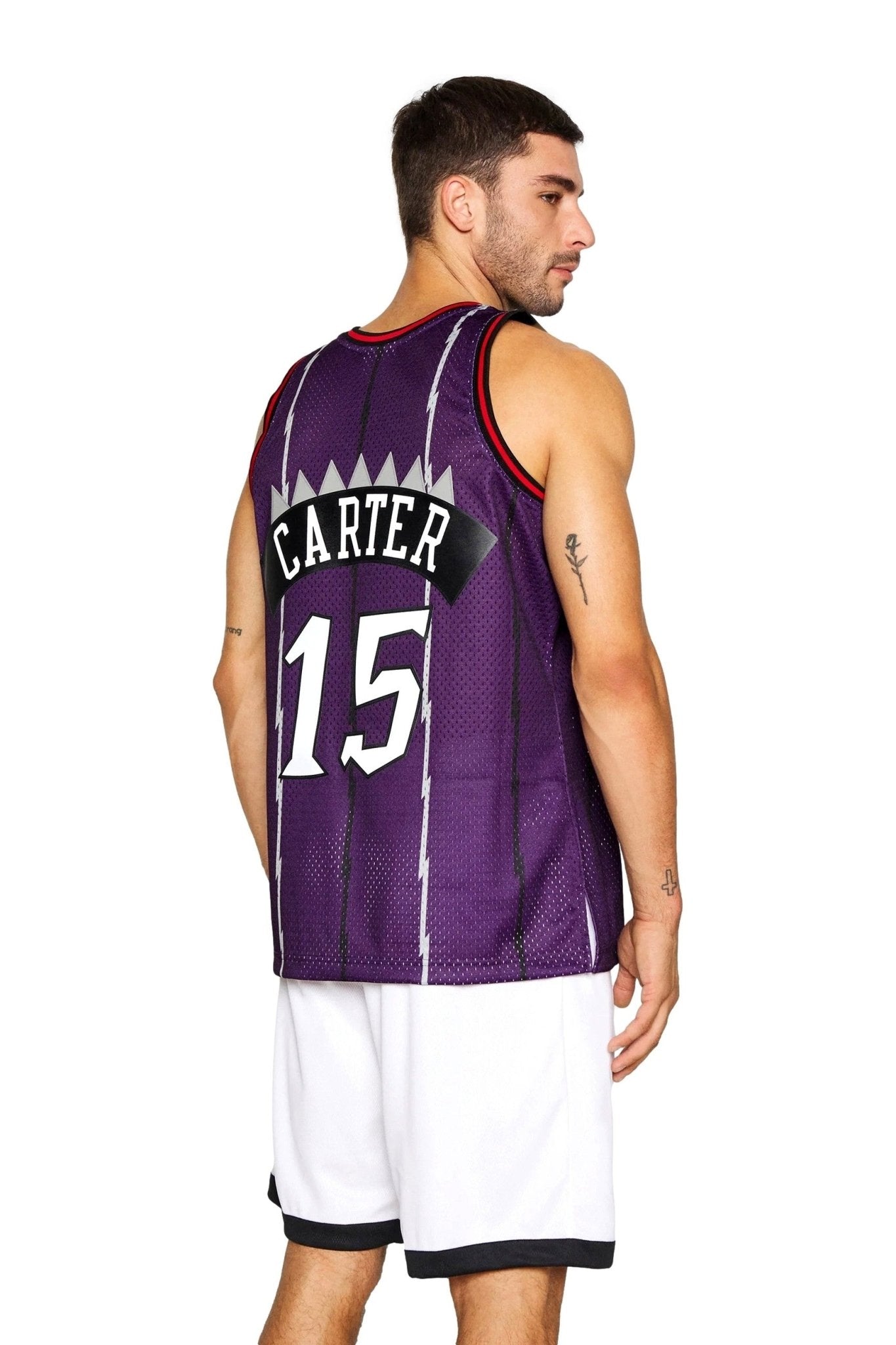 CAMISETA MITCHELL & NESS MORADA TORONTO RAPTORS VINCE CARTER SWINGMAN JERSEY - AREA ZERO