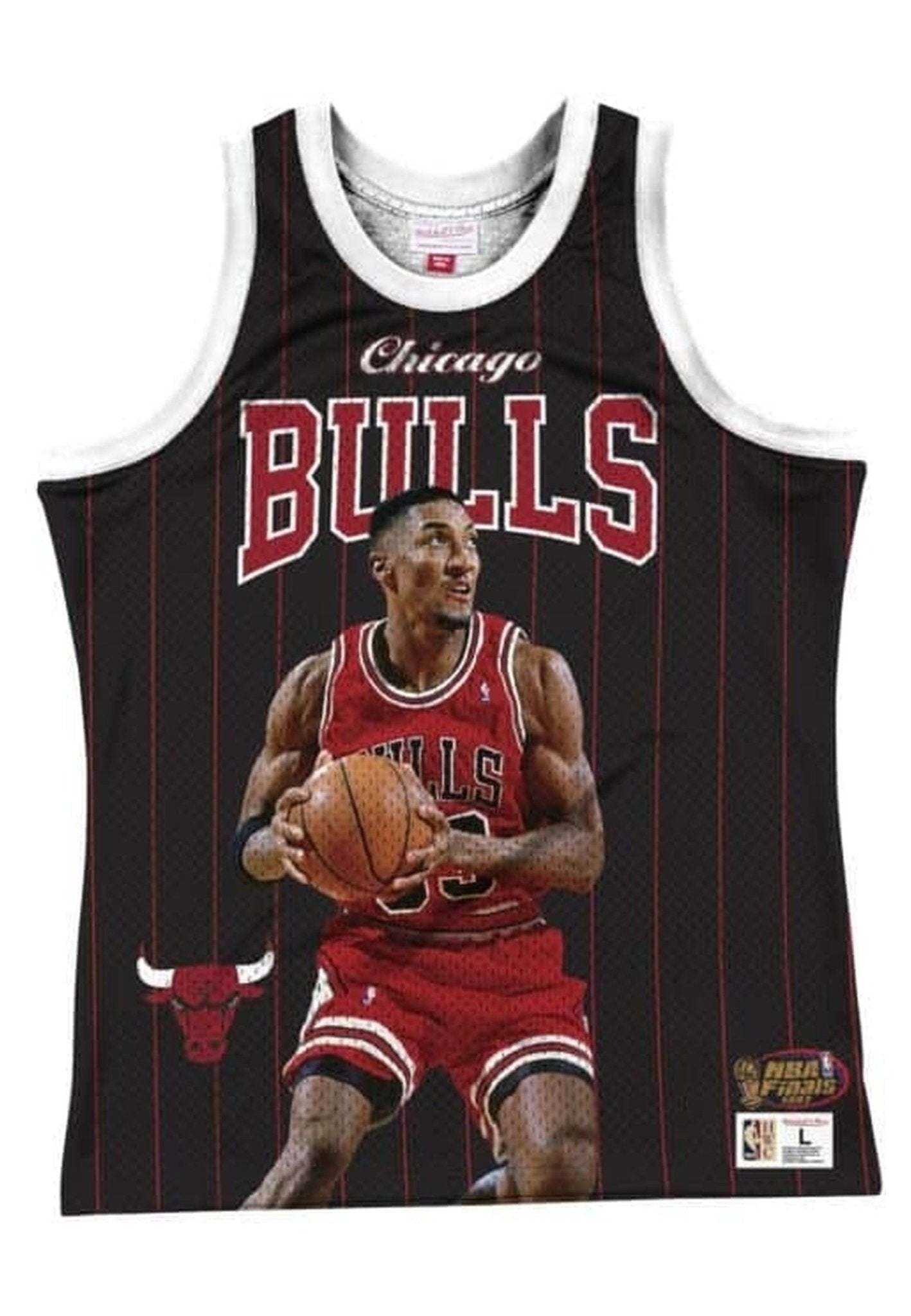 CAMISETA MITCHELL & NESS NEGRA BHB TANK SCOTTIE PIPPEN - AREA ZERO