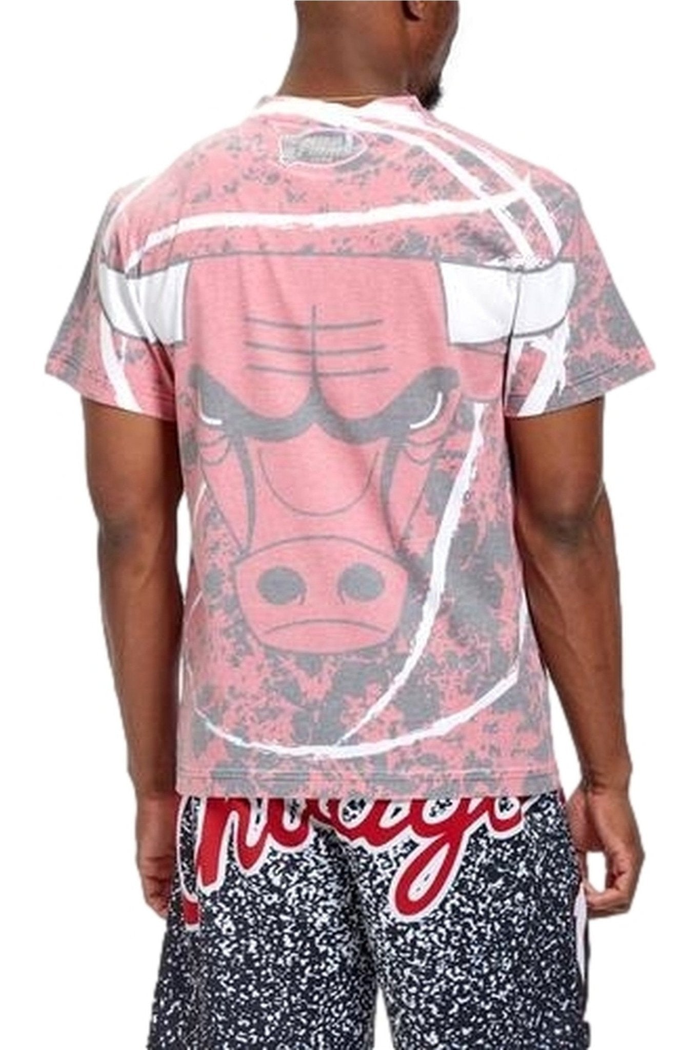 CAMISETA MITCHELL & NESS ROJA JUMBOTRON SUBLIMATED - AREA ZERO