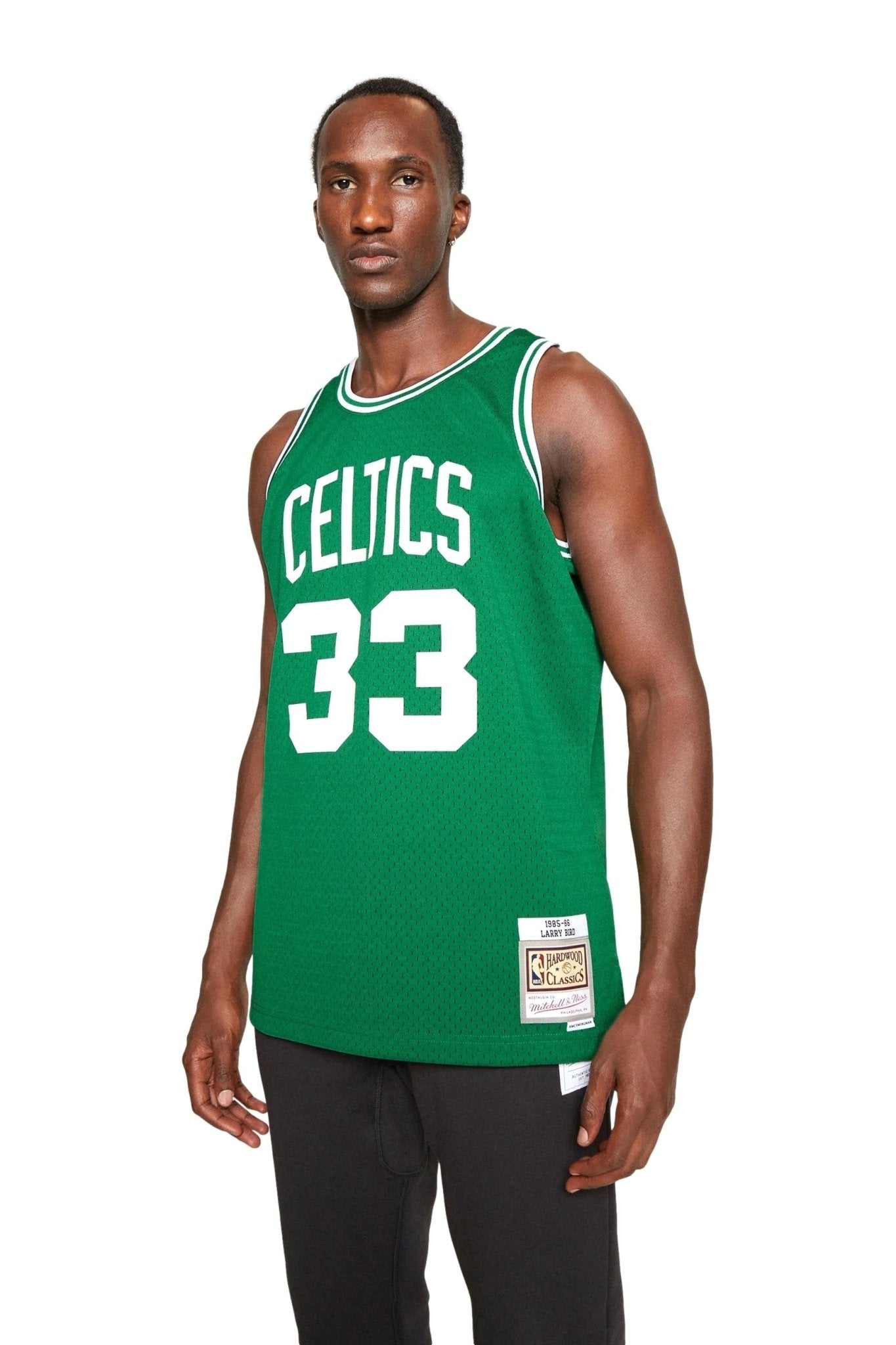 CAMISETA MITCHELL & NESS VERDE BOSTOS CELTICS LARRY BIRD SWINGMAN JERSEY - AREA ZERO