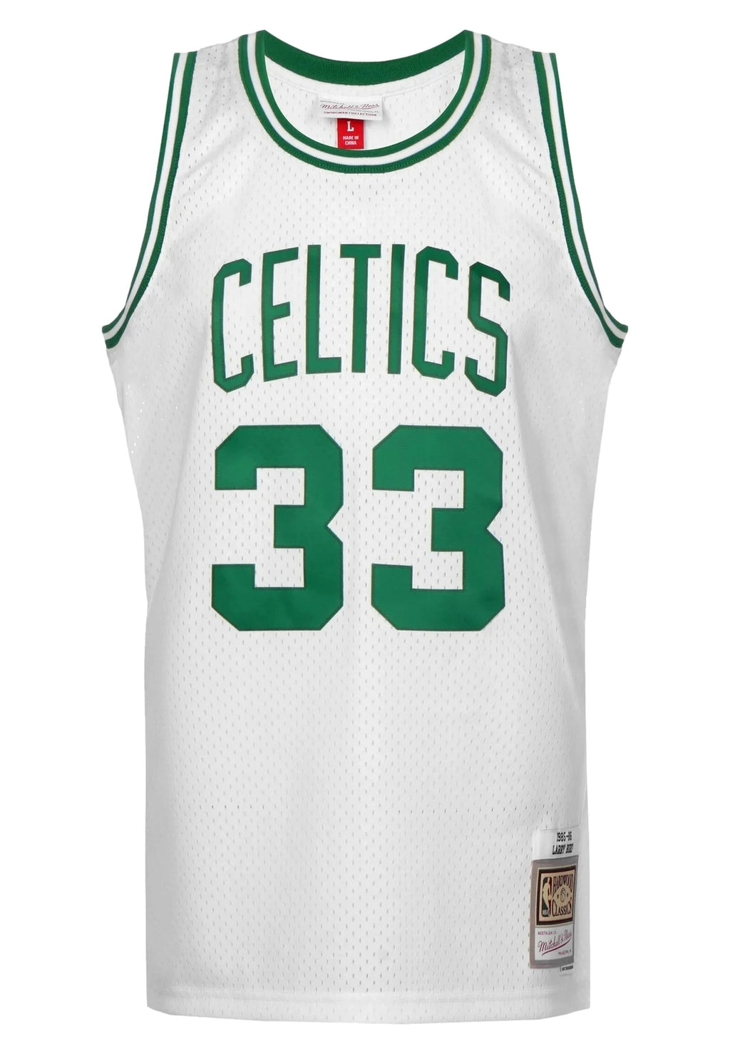 CAMISETA MITCHELL & NESS BLANCA CELTICS LARRY BIRD