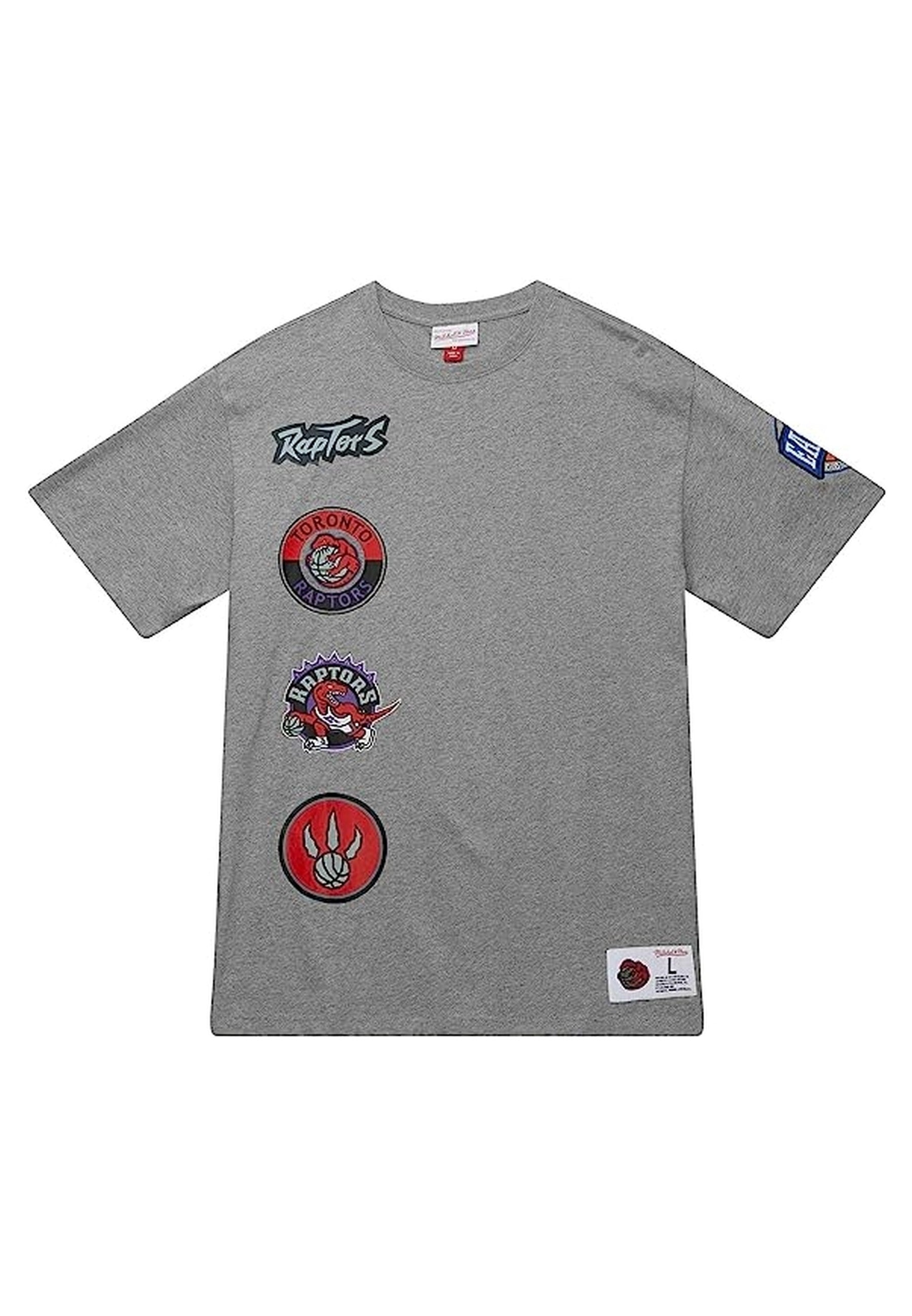 CAMISETA MITCHELL & NESS GRIS TORONTO RAPTORS CITY COLLECTIO TEE