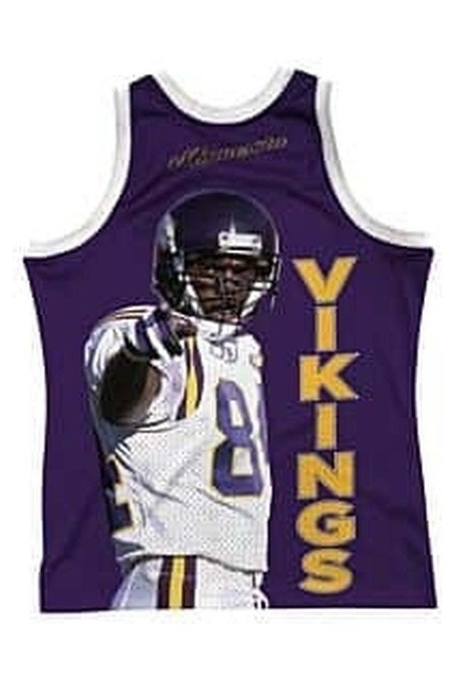 CAMISETA MITCHELL & NESS MORADA BHB TANK RANDY MOSS