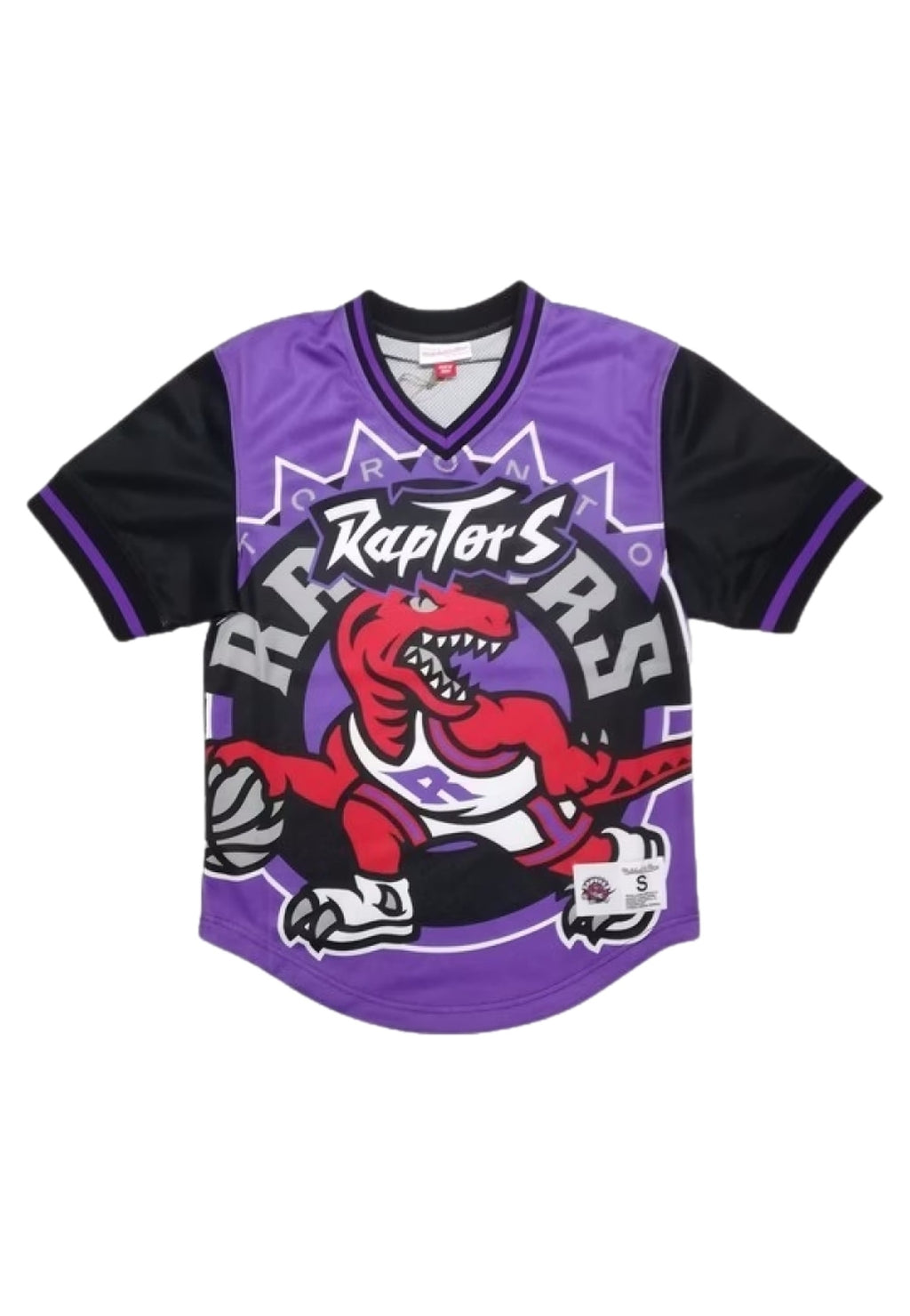 CAMISETA MITCHELL & NESS MORADA RAPTORS JUMBOTRONIC TANK TOP