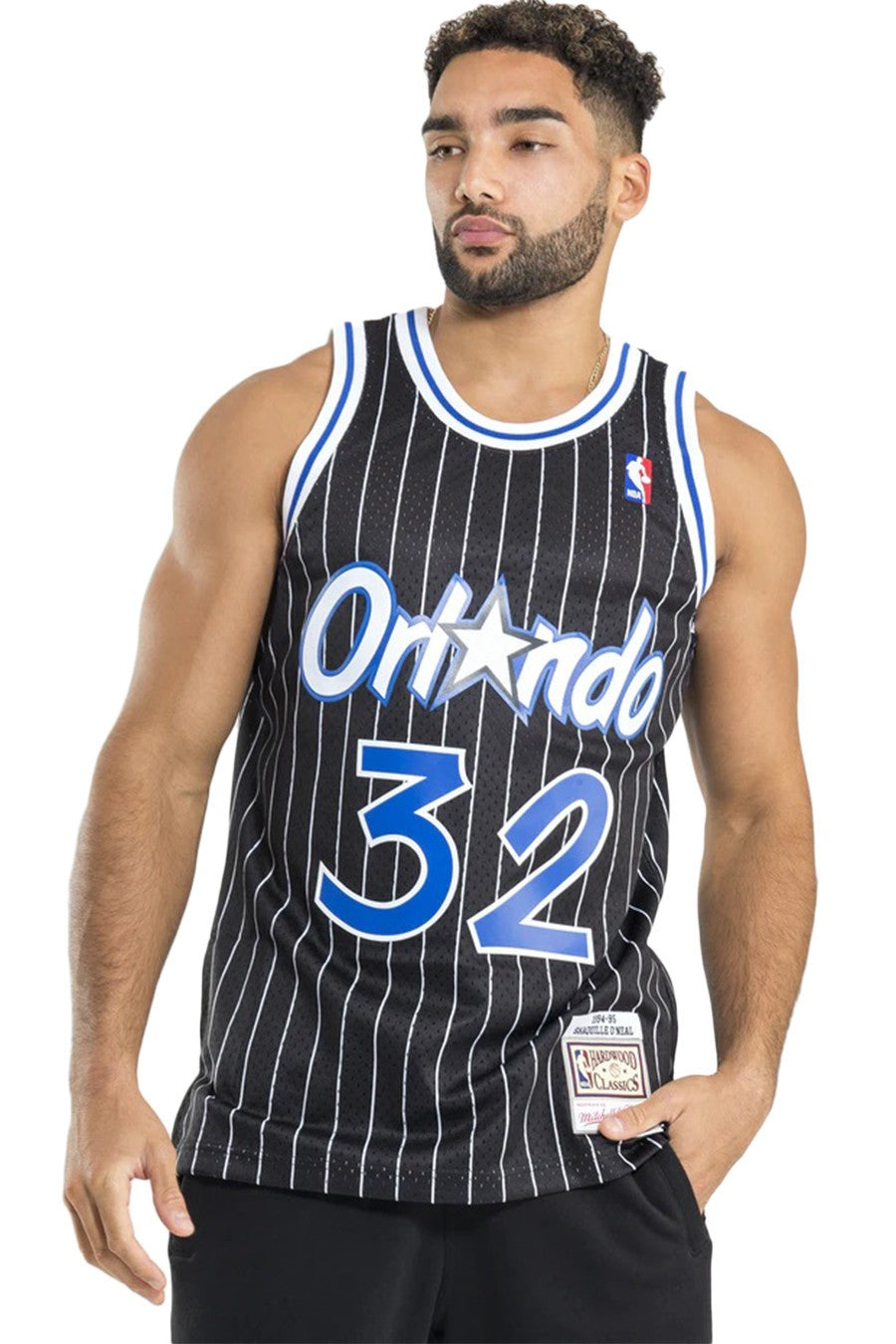 CAMISETA MITCHELL & NESS NEGRA ORLANDO MAGIG SHAQUILLE O´NEAL SWINGMAN JERSEY