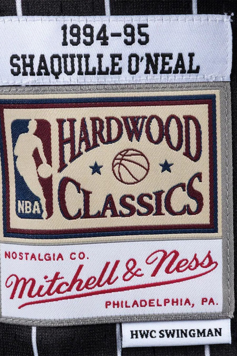 CAMISETA MITCHELL & NESS NEGRA ORLANDO MAGIG SHAQUILLE O´NEAL SWINGMAN JERSEY