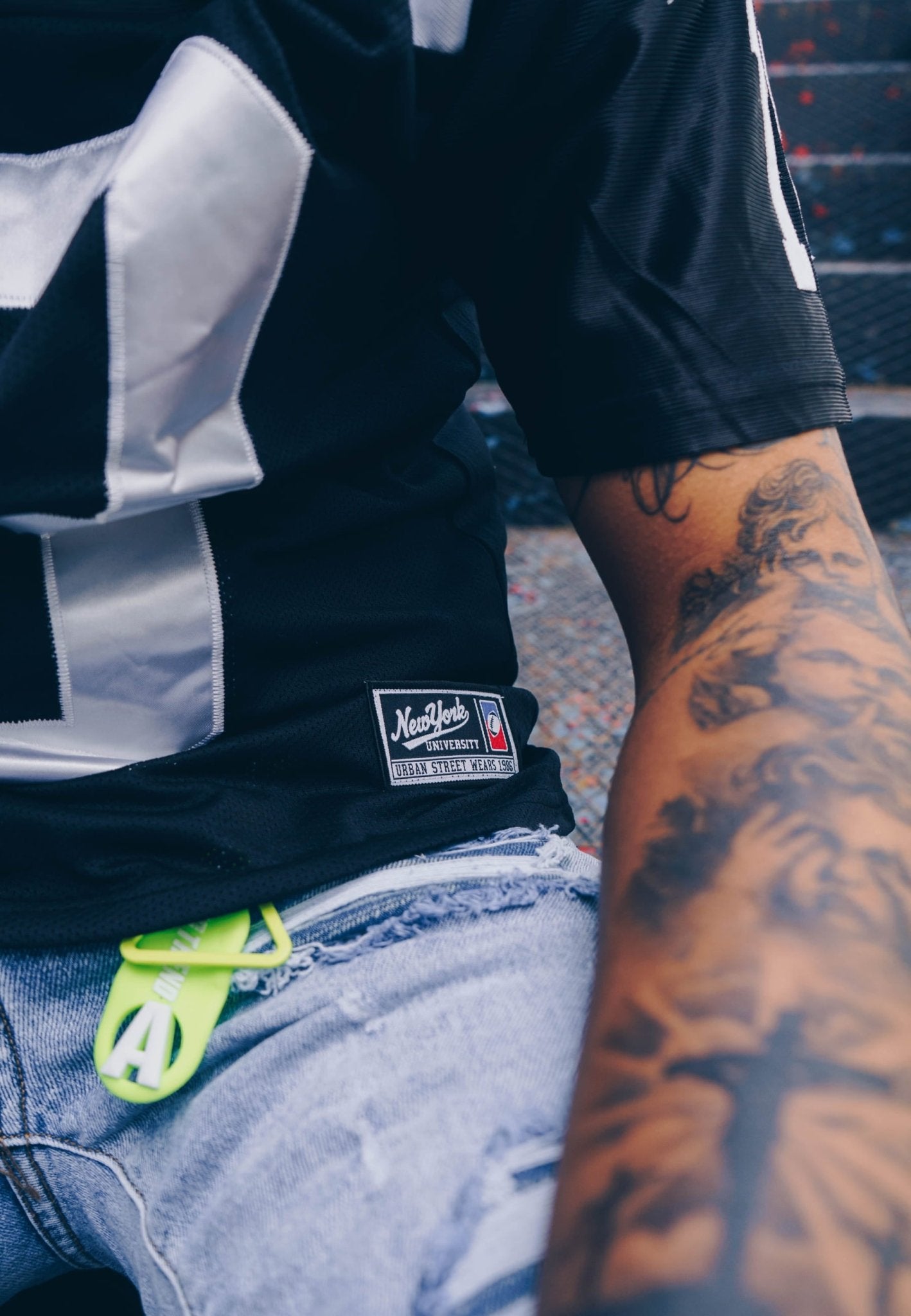 CAMISETA NEGRA 18 MANNING NFL JERSEY - AREA ZERO