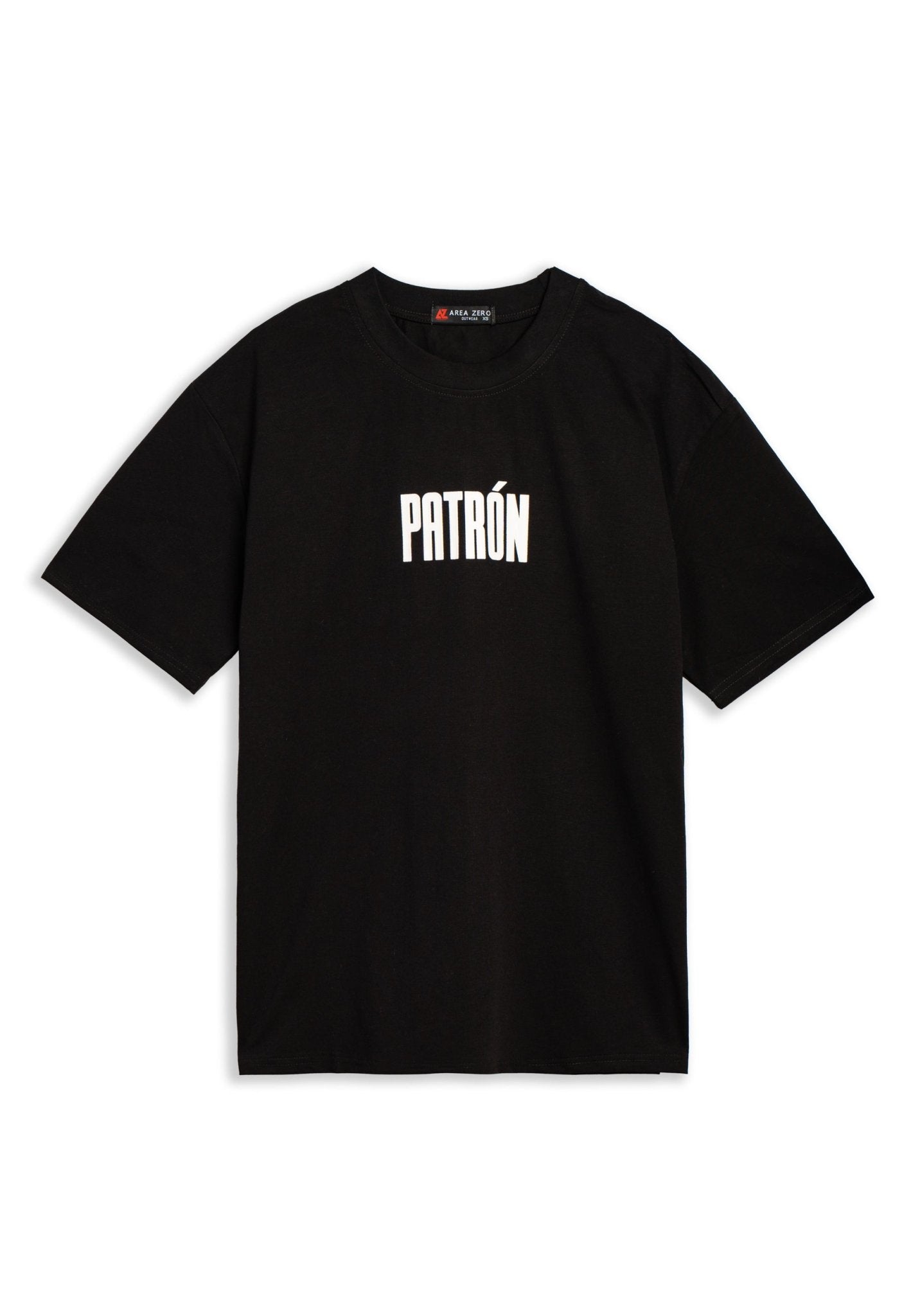 CAMISETA NEGRA EL PATRON OVERSIZED TEE - AREA ZERO