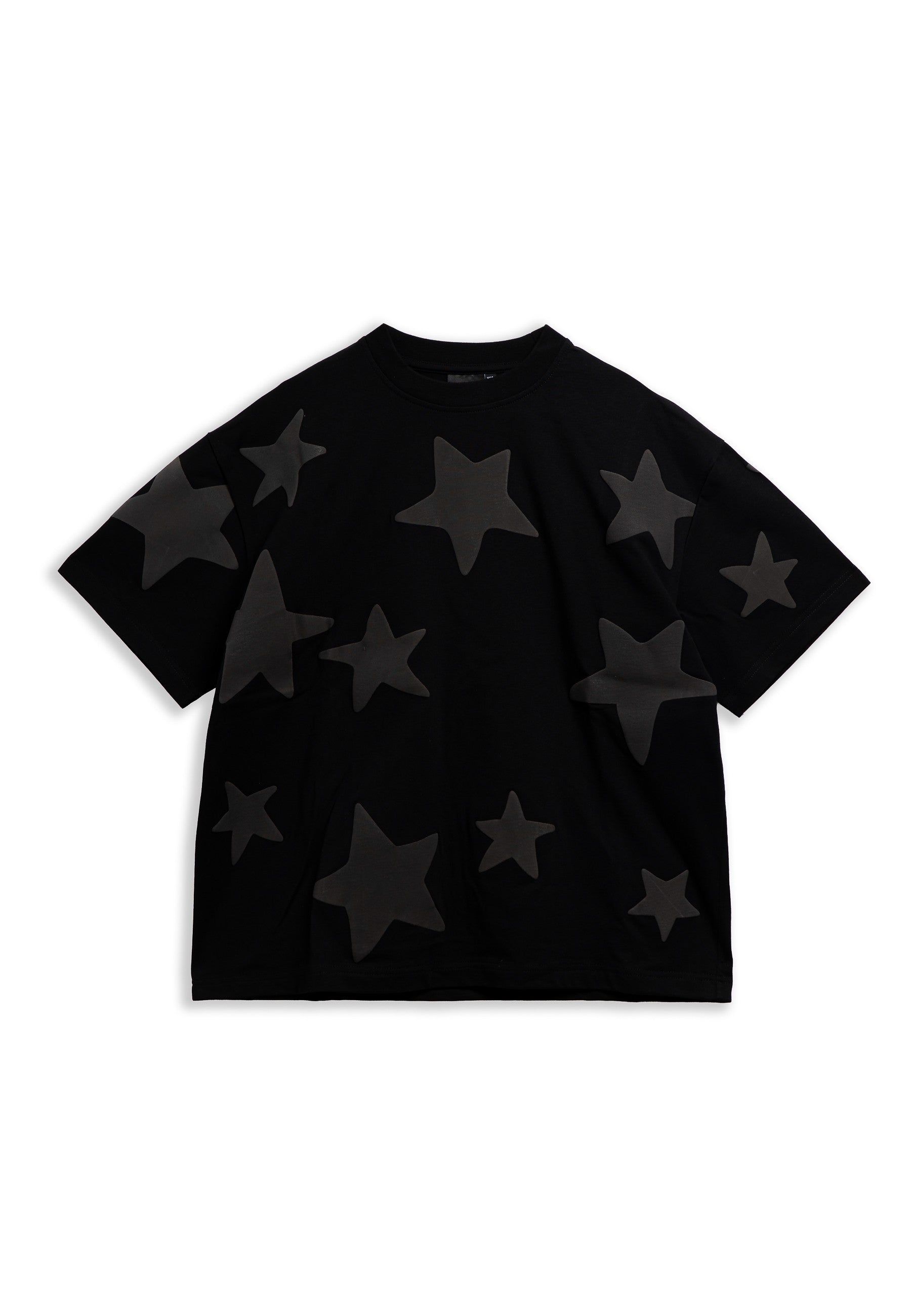 CAMISETA NEGRA FALLING STARS OVERSIZED TEE