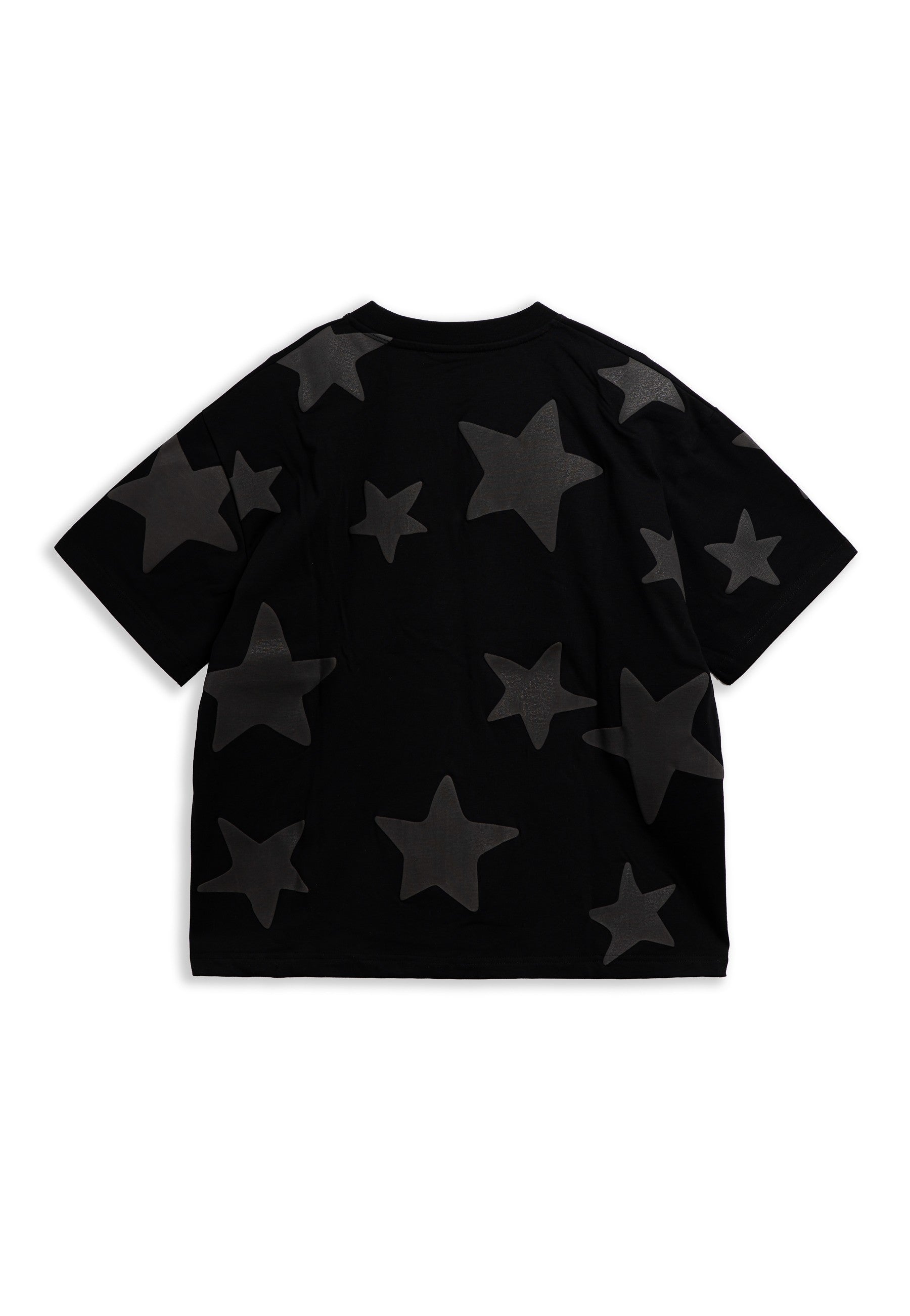 CAMISETA NEGRA FALLING STARS OVERSIZED TEE