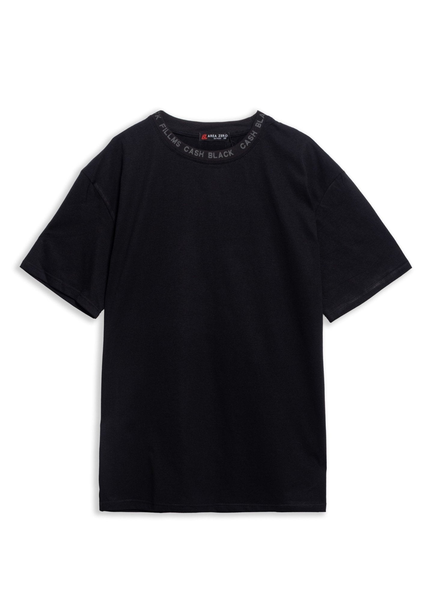 CAMISETA NEGRA FILL ME CASH OVERSIZED TEE - AREA ZERO