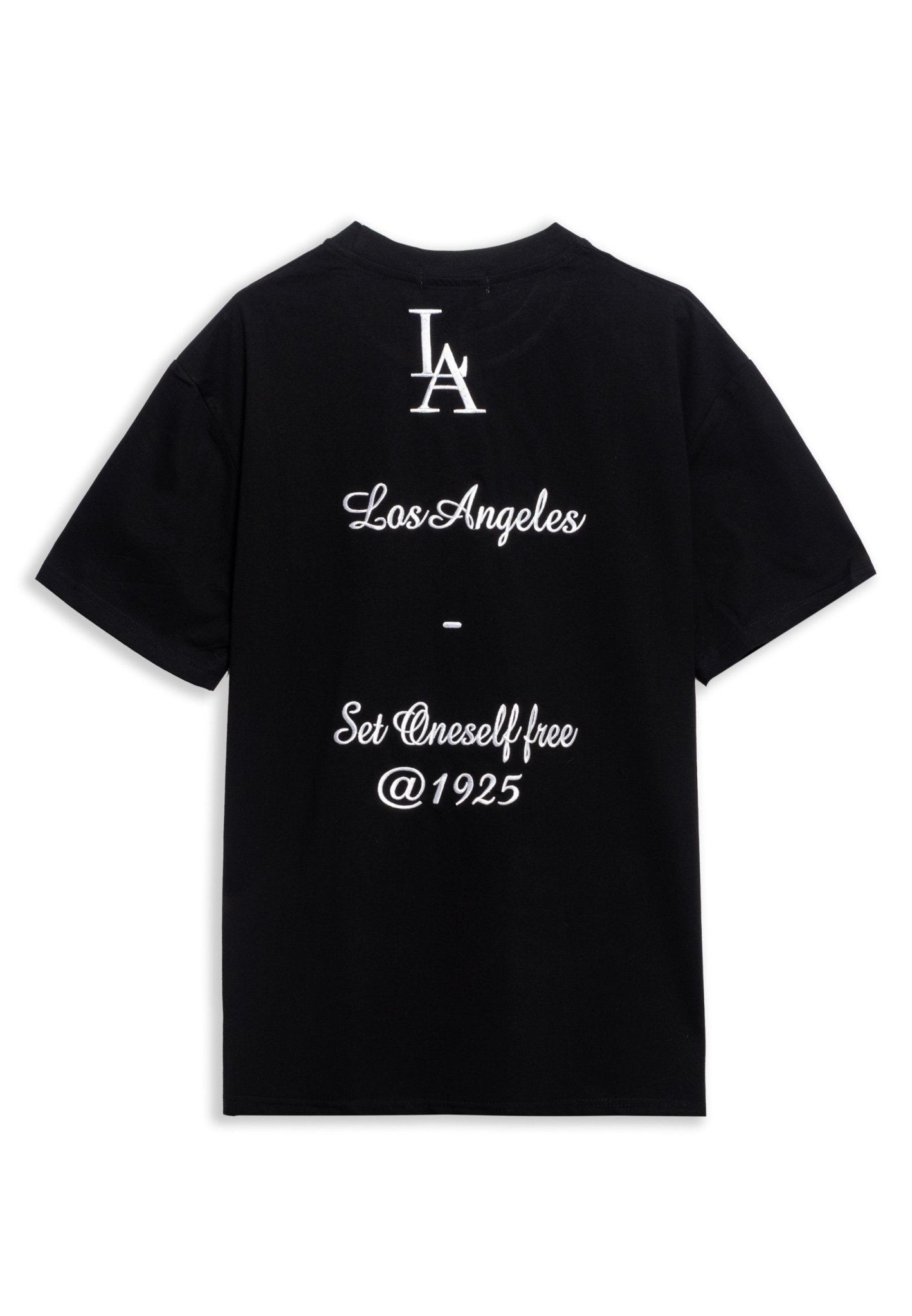 CAMISETA NEGRA LOS ANGLES OVERSIZED TEE - AREA ZERO