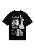 CAMISETA NEGRA NEW YORK ORIGINS OVERSIZED TEE