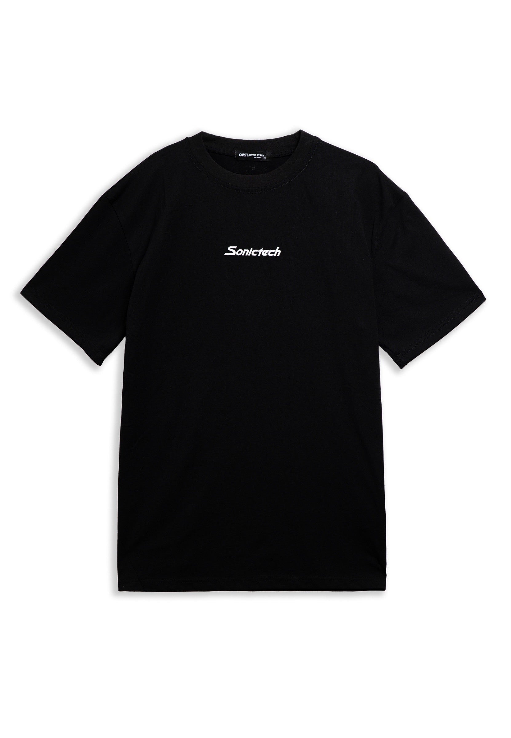 CAMISETA NEGRA PERSPECTIVELY SONICTECH OVERSIZED TEE