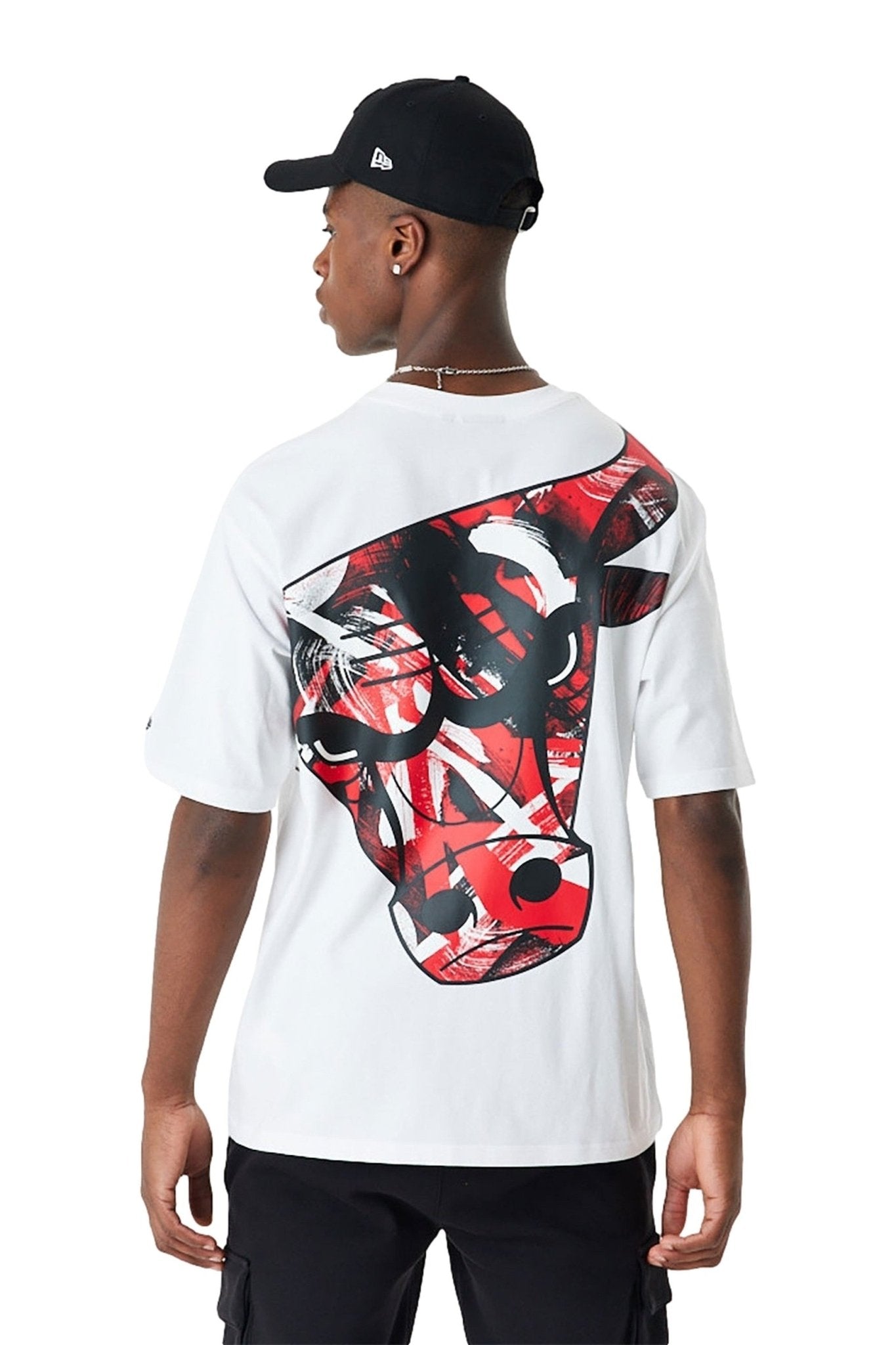 CAMISETA NEW ERA BLANCA BULLS NBA LARGE INFILL OS TEE CHIBUL - AREA ZERO