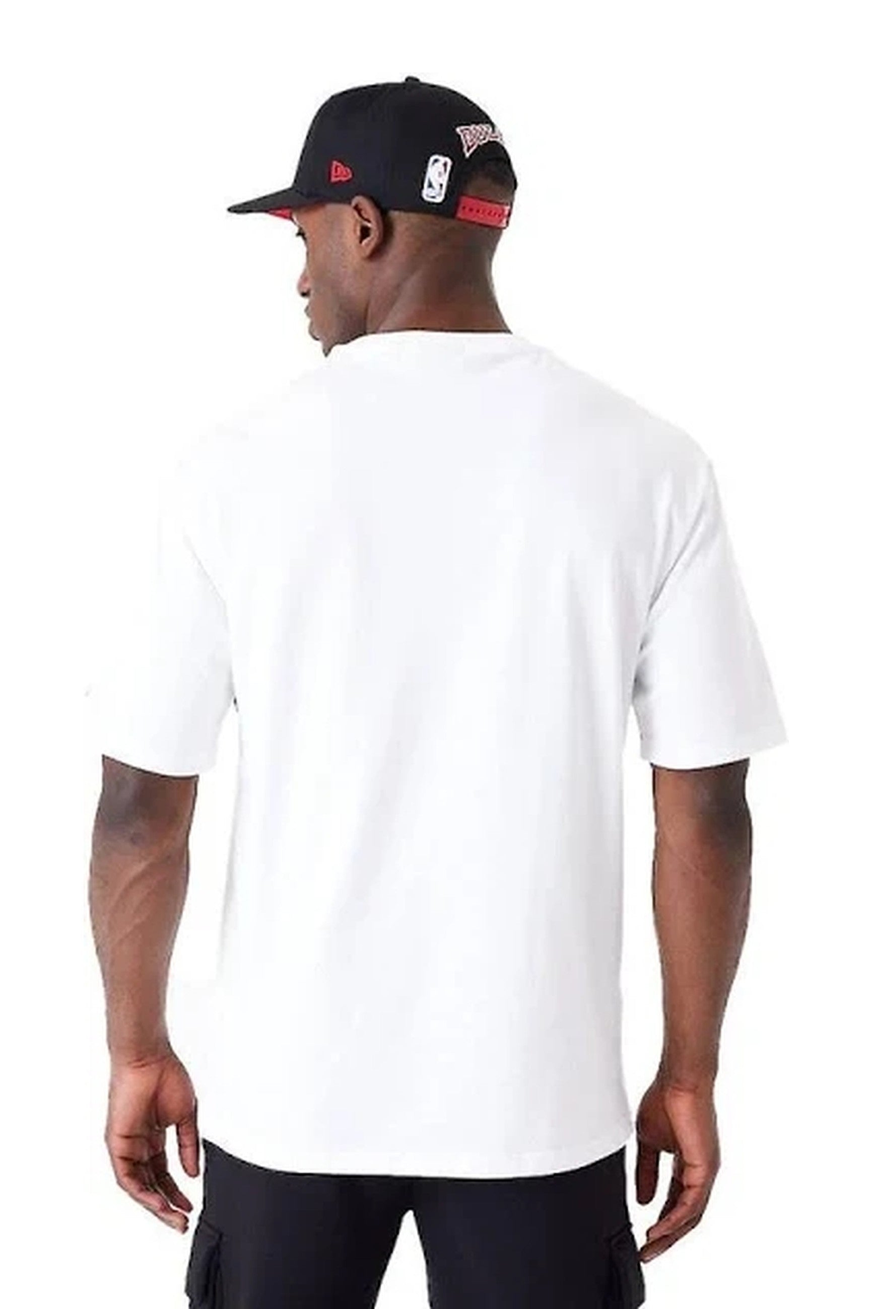 CAMISETA NEW ERA BLANCA BULLS NBA LARGE WRDMRK OS TEE CHIBUL