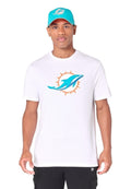 CAMISETA NEW ERA BLANCA MIAMI DOLPHINS NOS NFL REGULAR TEE MIADOL