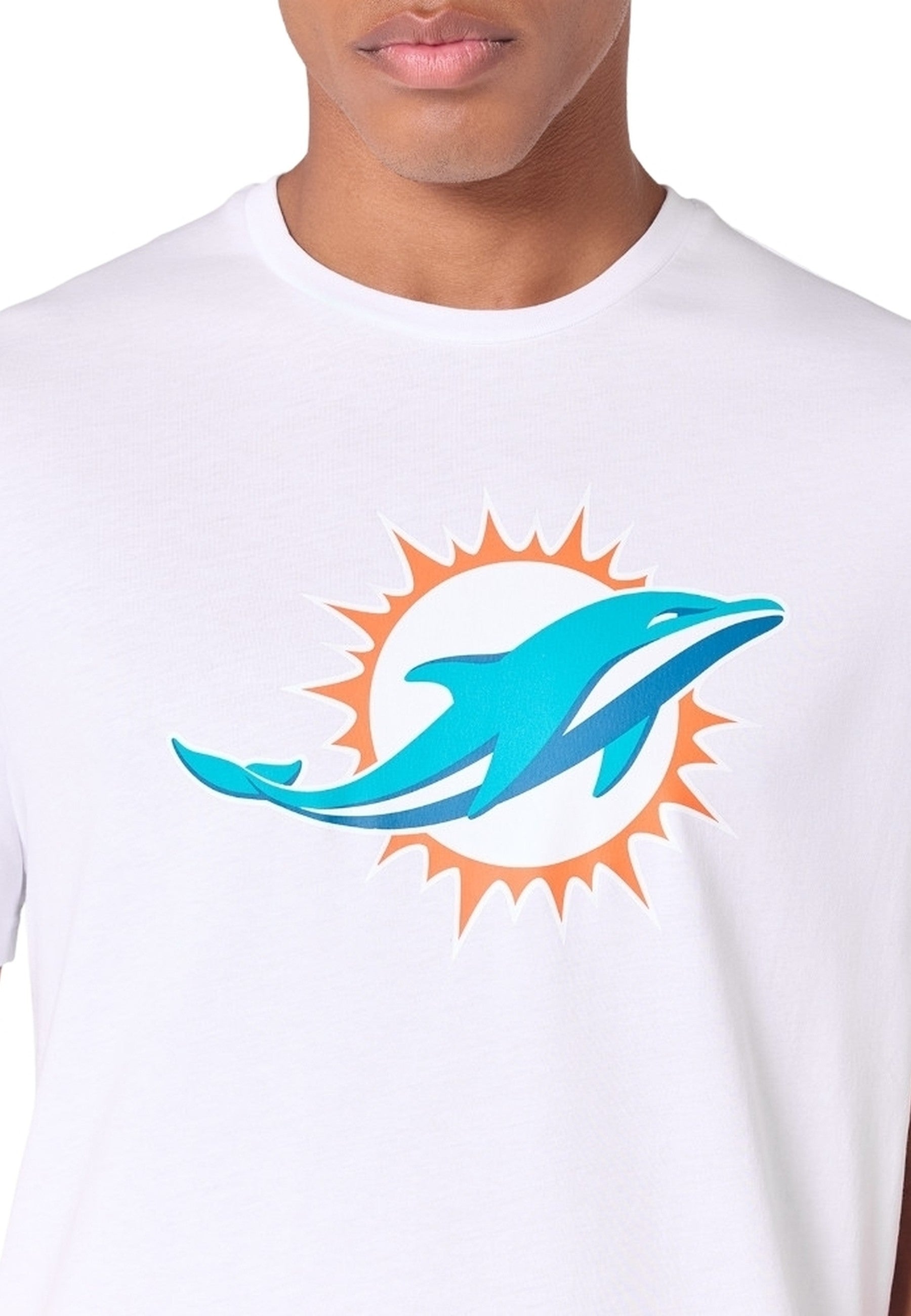 CAMISETA NEW ERA BLANCA MIAMI DOLPHINS NOS NFL REGULAR TEE MIADOL