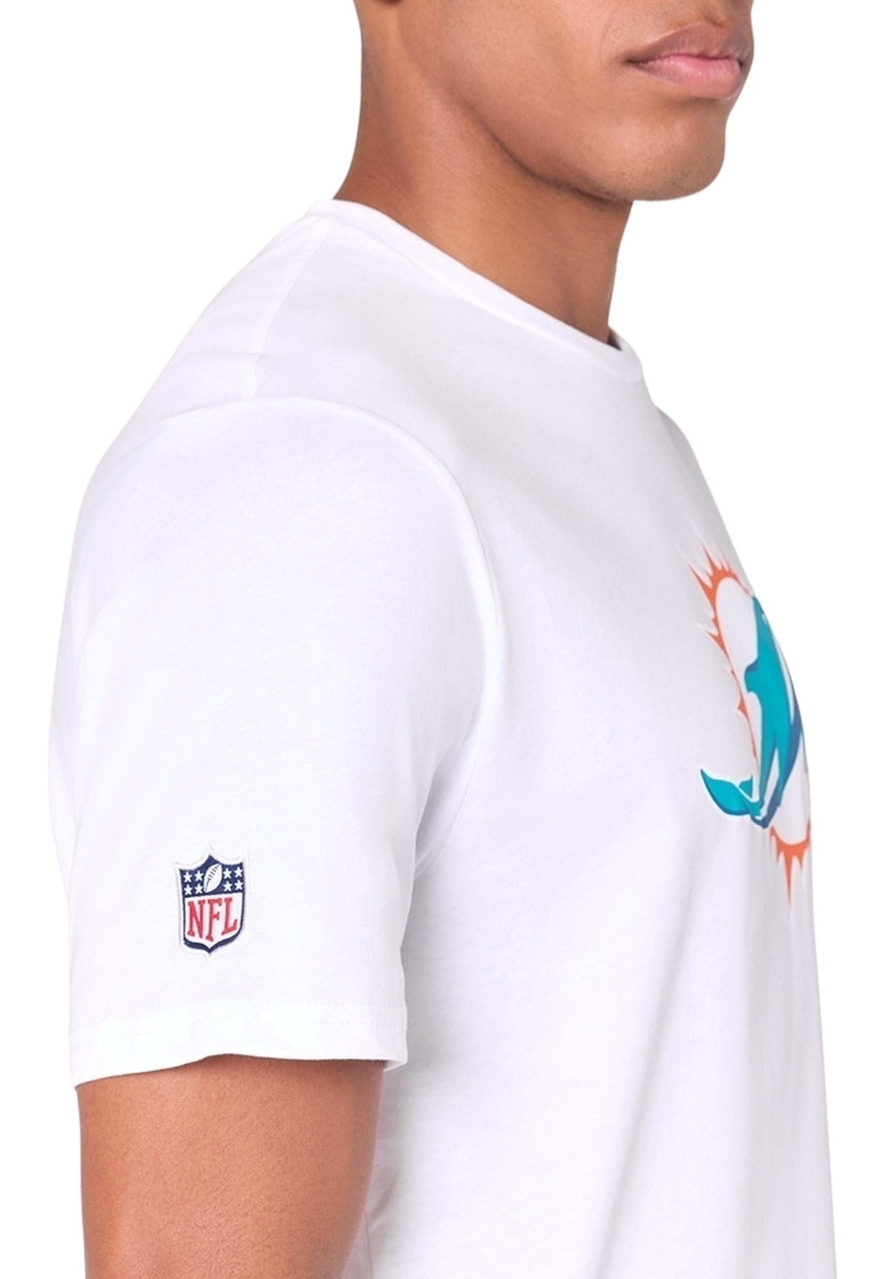 CAMISETA NEW ERA BLANCA MIAMI DOLPHINS NOS NFL REGULAR TEE MIADOL