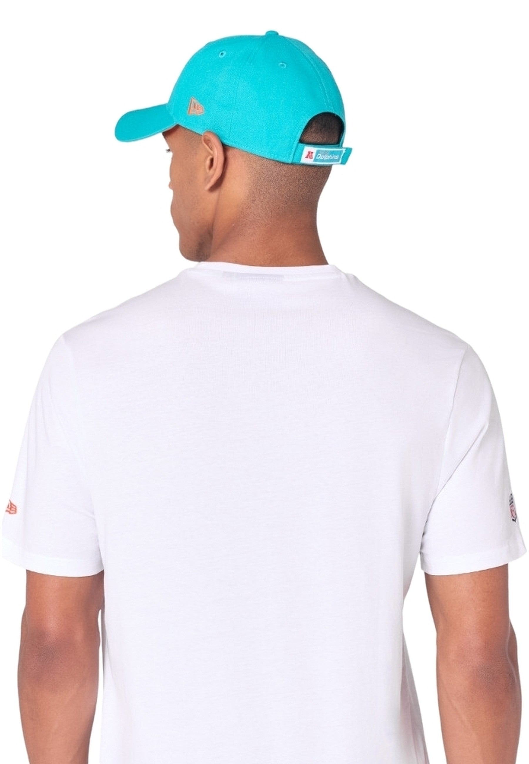 CAMISETA NEW ERA BLANCA MIAMI DOLPHINS NOS NFL REGULAR TEE MIADOL