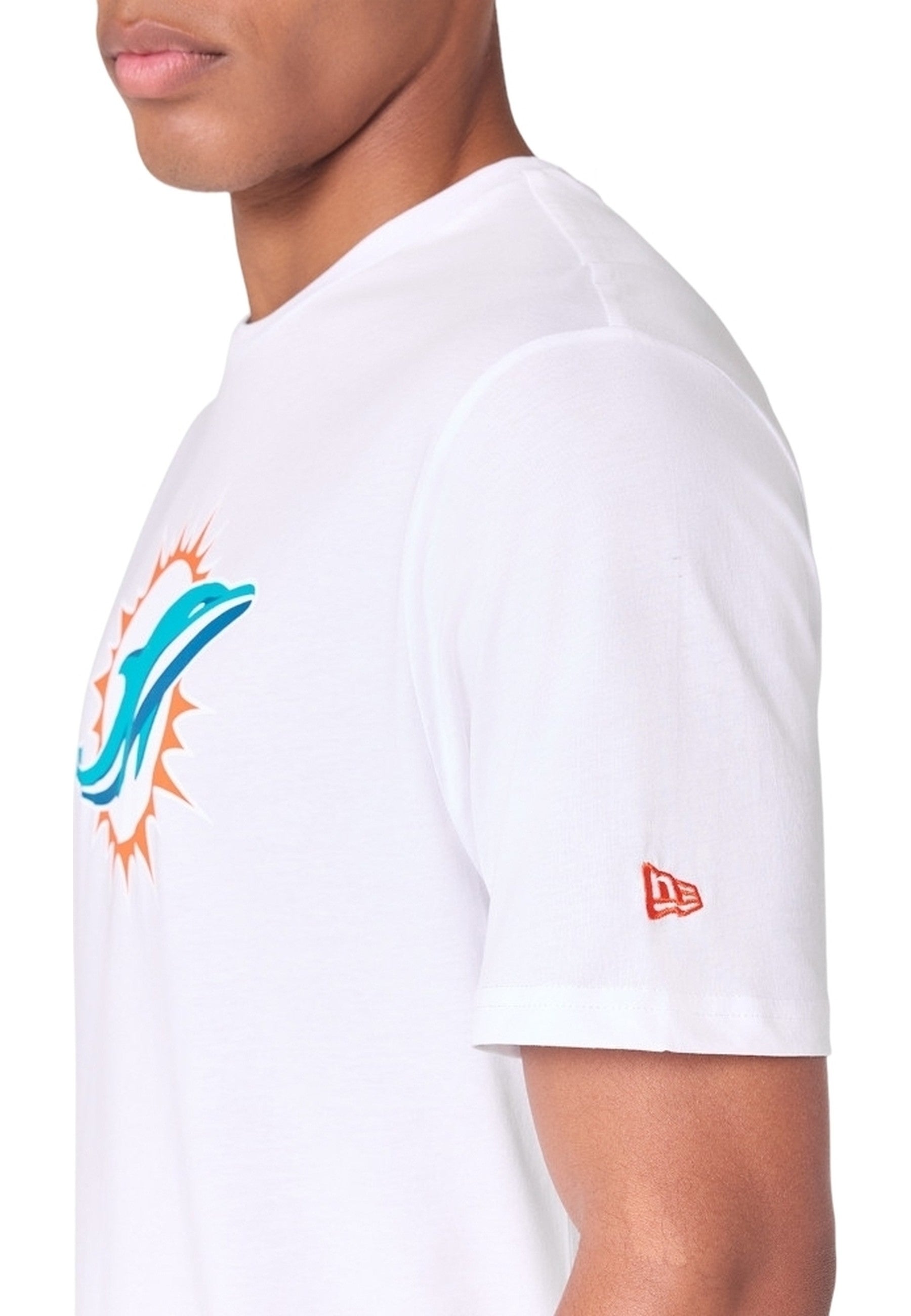 CAMISETA NEW ERA BLANCA MIAMI DOLPHINS NOS NFL REGULAR TEE MIADOL