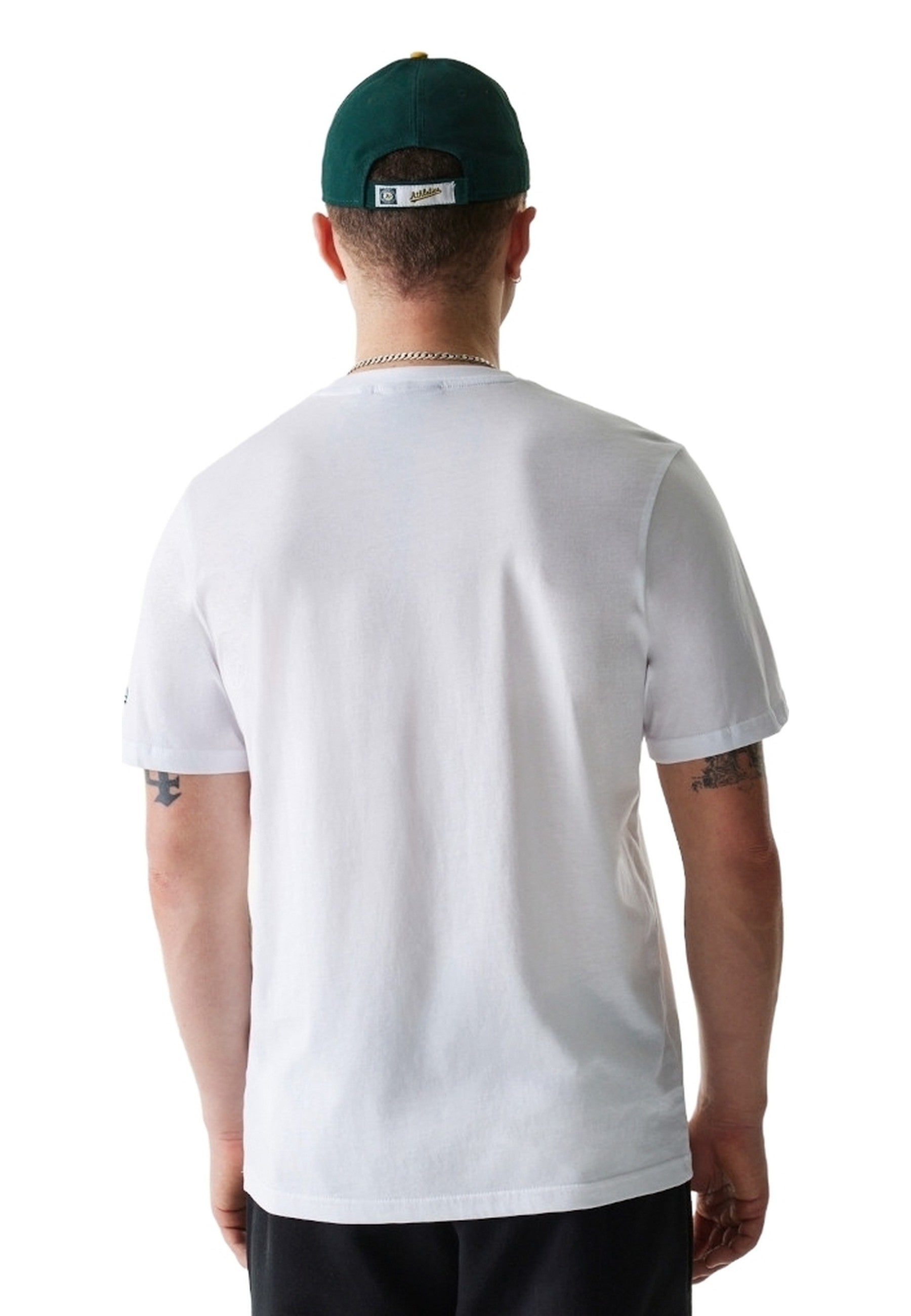 CAMISETA NEW ERA BLANCA OAKLAND ATHLETICS NOB MLB REGULAR TEE OAKATH