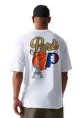 CAMISETA NEW ERA INDIANA PACERS NBA PARIS GAMES TEE BLANCA