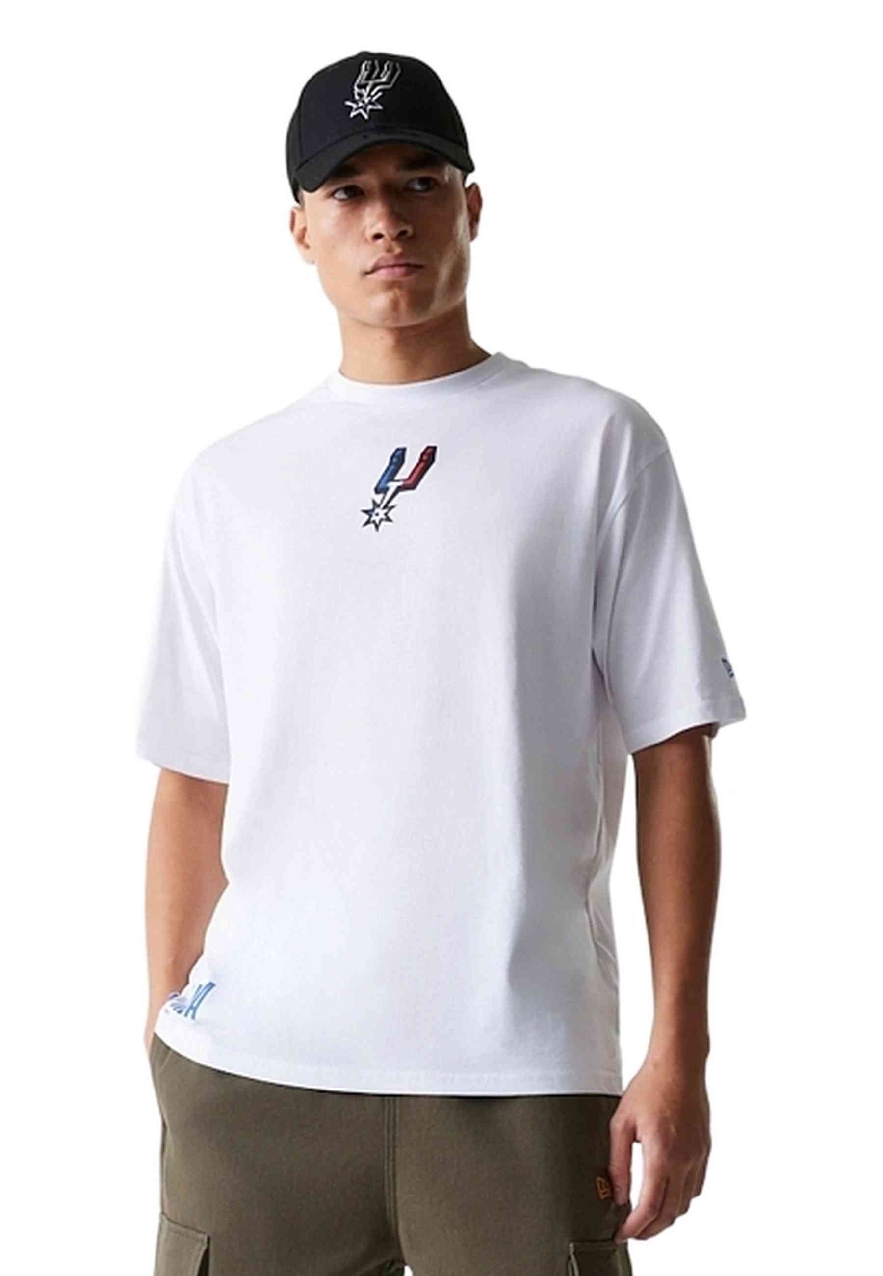 CAMISETA NEW ERA BLANCA SPURS NBA PARIS GAMES OS TEE SAASPU