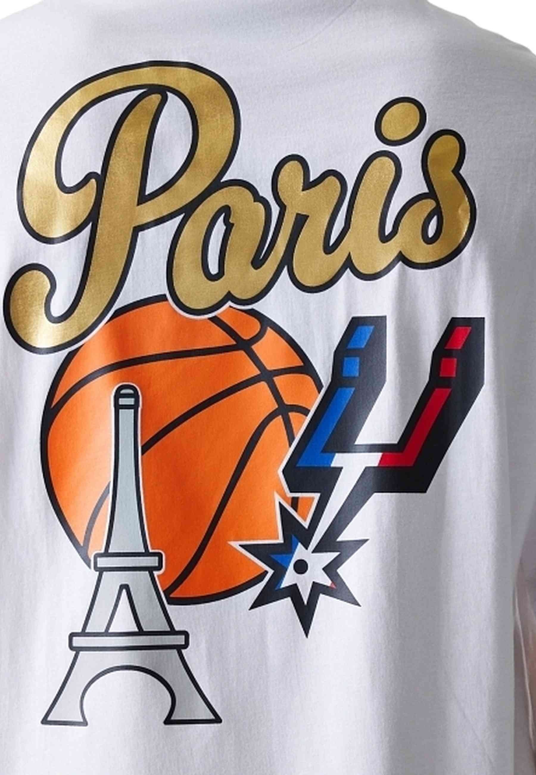 CAMISETA NEW ERA BLANCA SPURS NBA PARIS GAMES OS TEE SAASPU