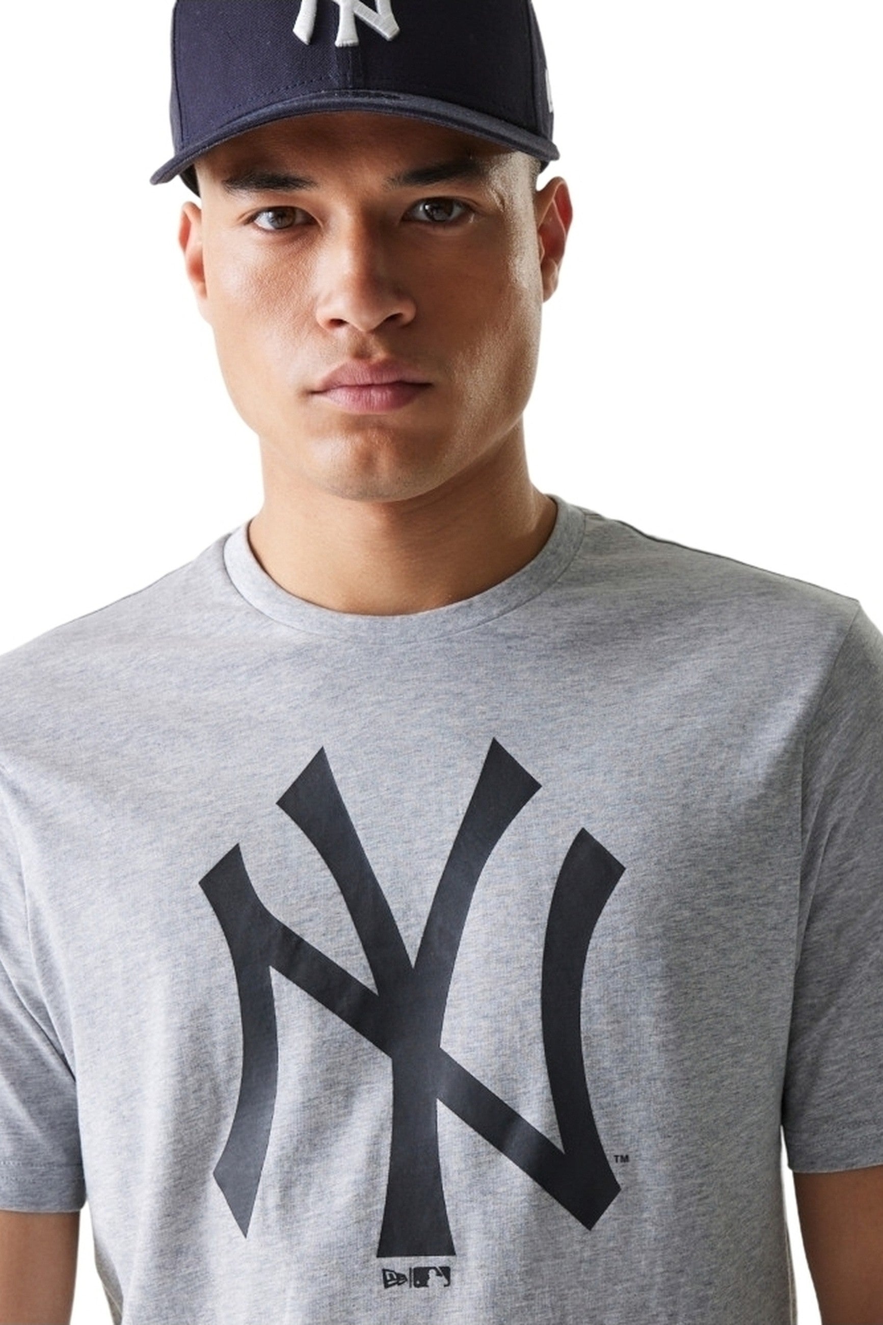 CAMISETA NEW ERA GRIS YANKEES NOS MLB REGULAR TEE NEYYAN