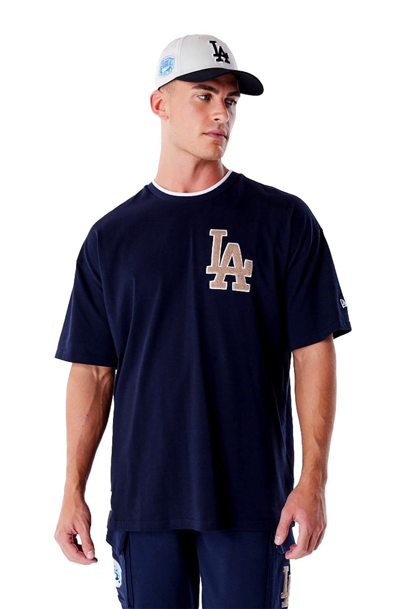 CAMISETA NEW ERA MARINO DODGERS WRLD SERIES DRP SHLDR TEE LOSDOD - AREA ZERO