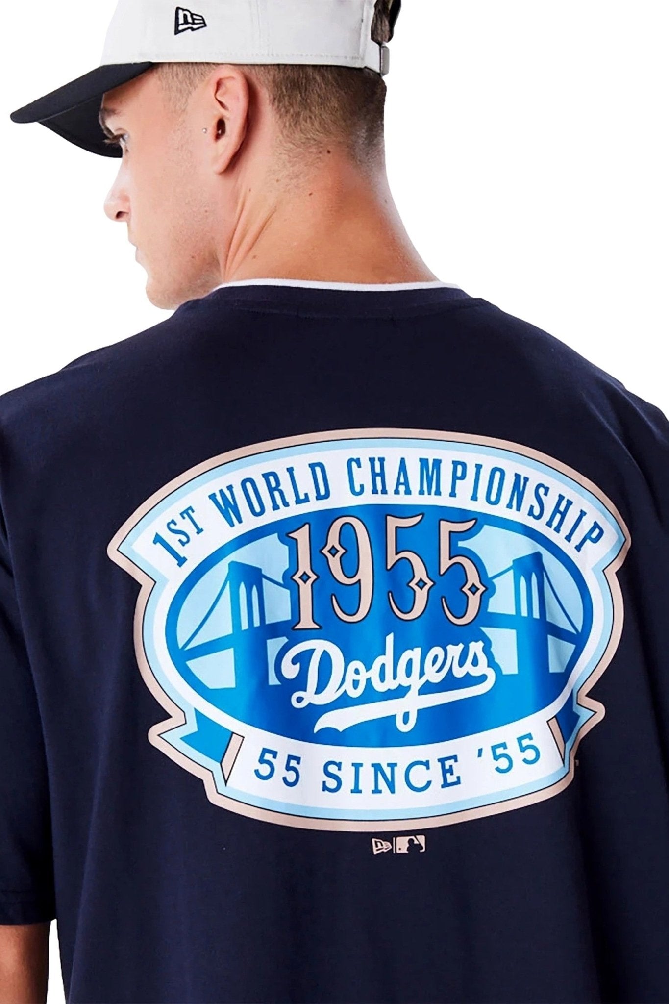 CAMISETA NEW ERA MARINO DODGERS WRLD SERIES DRP SHLDR TEE LOSDOD - AREA ZERO