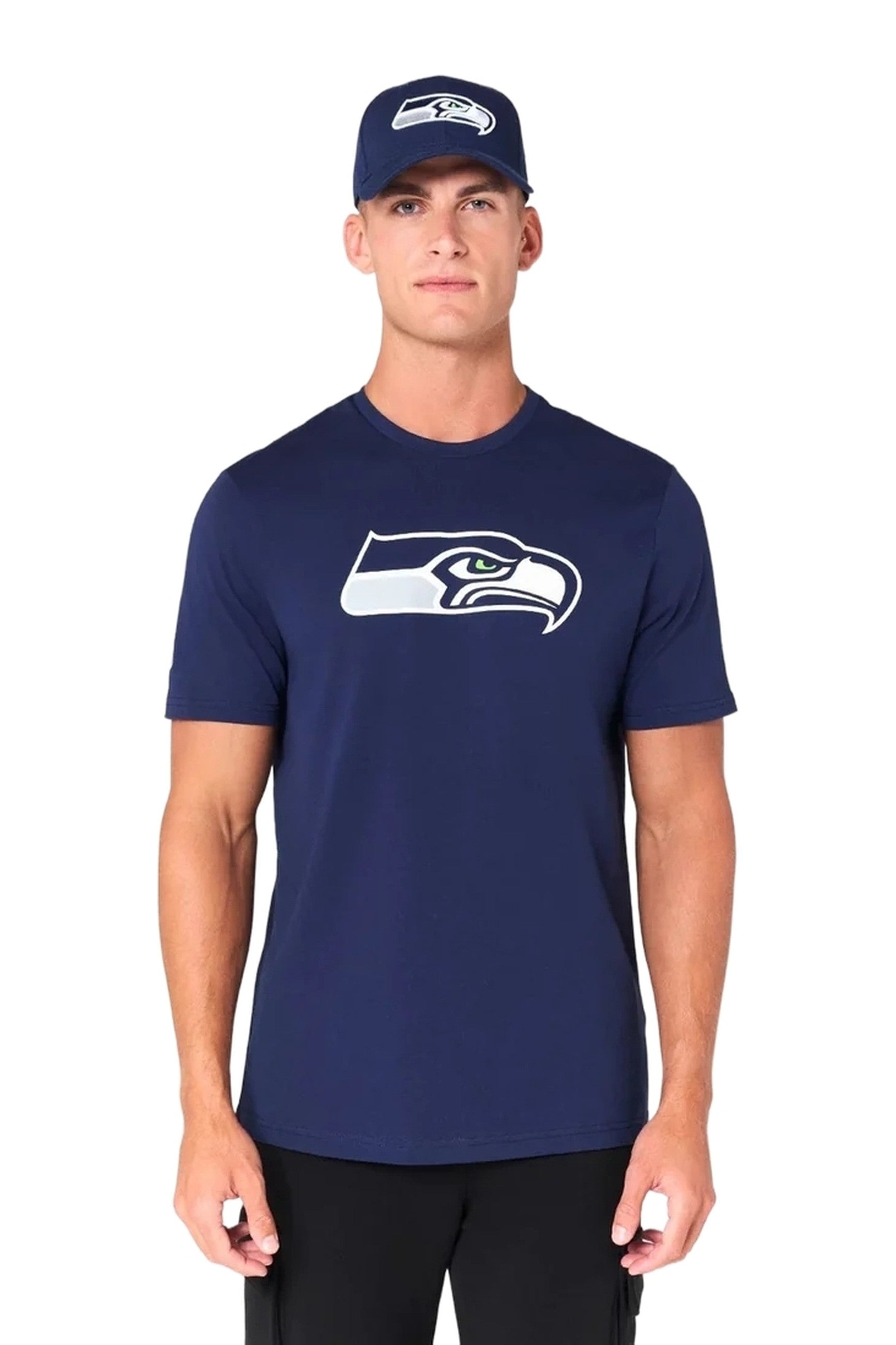 CAMISETA NEW ERA MARINO SEAHAWKS NOS NFL REGULAR TEE SEASEA