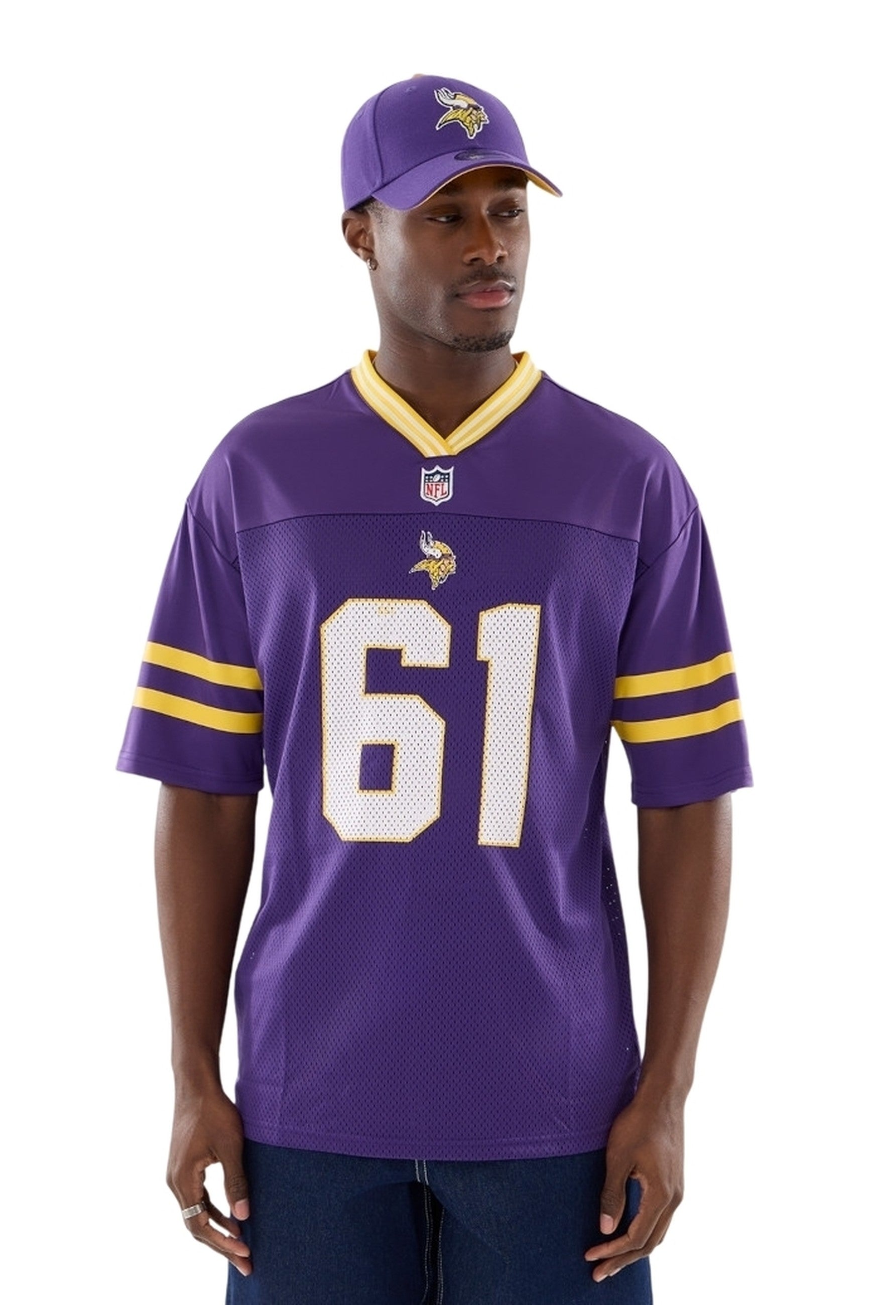 CAMISETA NEW ERA MORADA VIKINGS NOS NFL MESH TEE