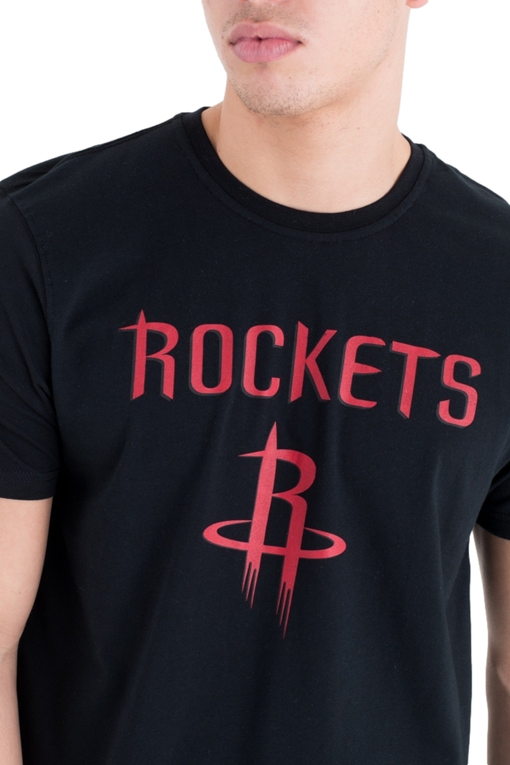 CAMISETA NEW ERA NEGRA HOUSTON ROCKETS TEAM LOGO TEE