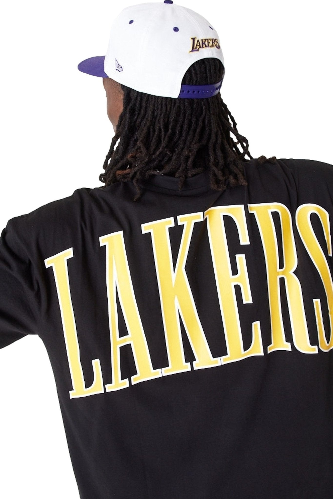CAMISETA NEW ERA NEGRA LAKERS ARCH WRDMRK OS TEE LOSLAK - AREA ZERO