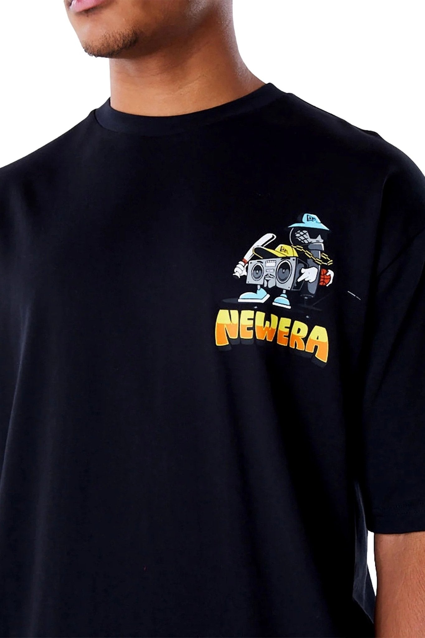 CAMISETA NEW ERA NEGRA NEW YORK LOCATION GRPHC OS TEE - AREA ZERO