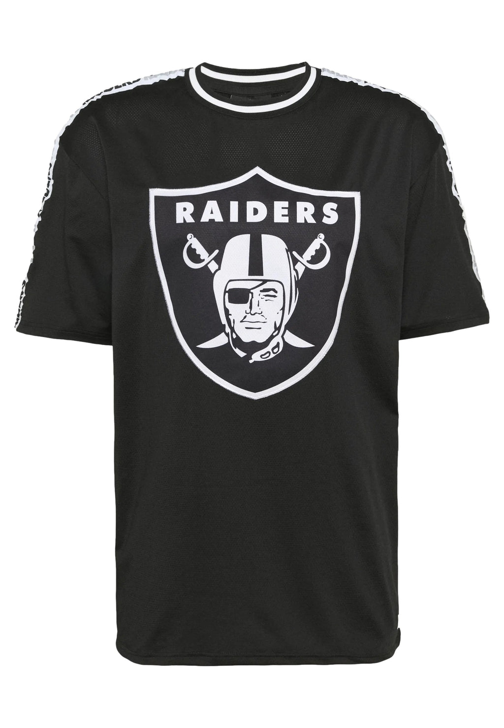 CAMISETA NEW ERA NEGRA RAIDERS NFL TAPING OVERSIZED TEE LASRAI