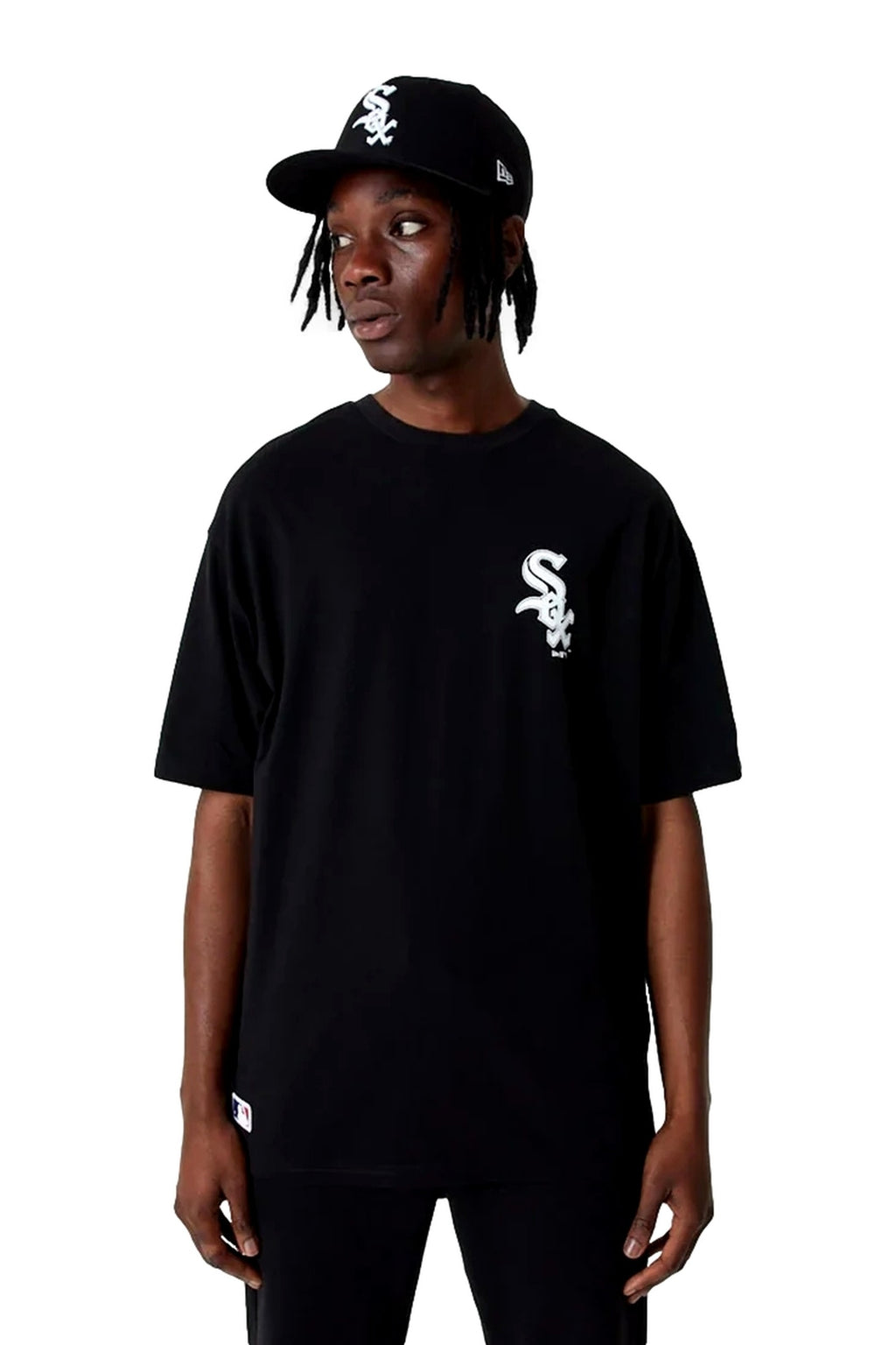 CAMISETA NEW ERA NEGRA SOX MLB ESSENTIALS OS TEE CHIWHI