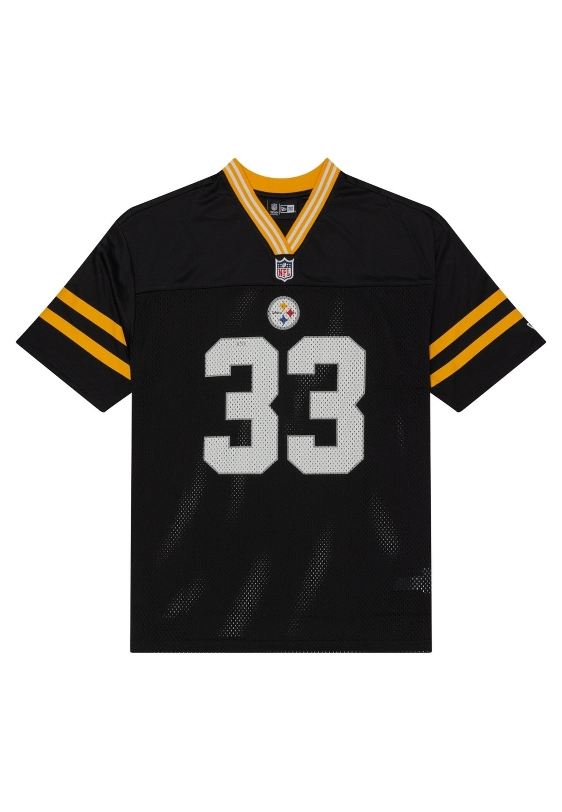 CAMISETA NEW ERA NEGRA STEELERS NOS NFL MESH TEE