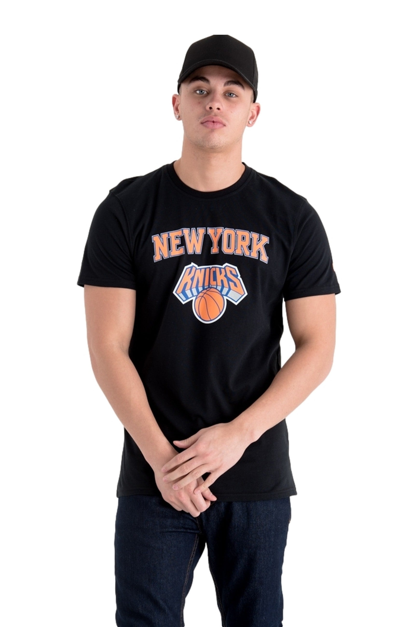 CAMISETA NEW ERA NEGRA TEAM LOGO TEE NEYKNI