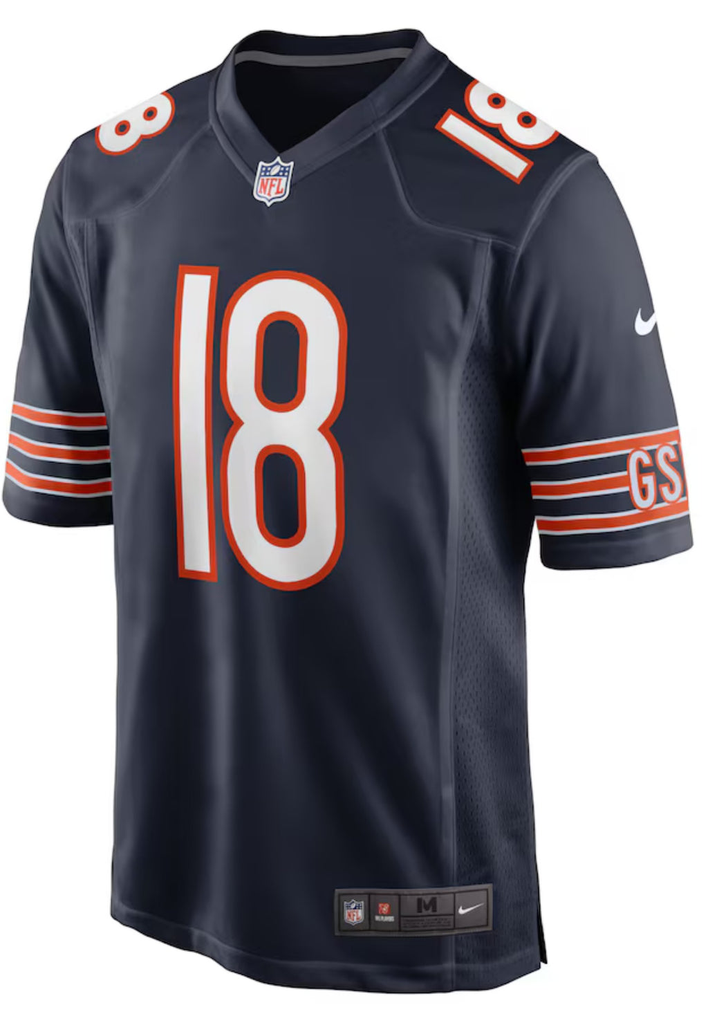CAMISETA NFL NIKE MARINO BEARS CALEB WILLIAMS 18 NFL JERSEY