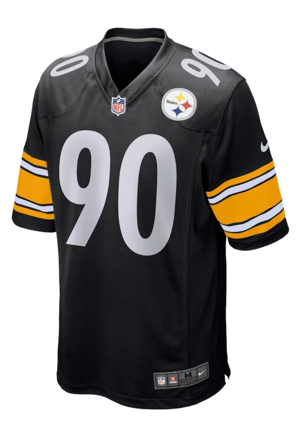 CAMISETA NFL NIKE NEGRA STEELERS TJ WATT 90 NFL JERSEY - AREA ZERO