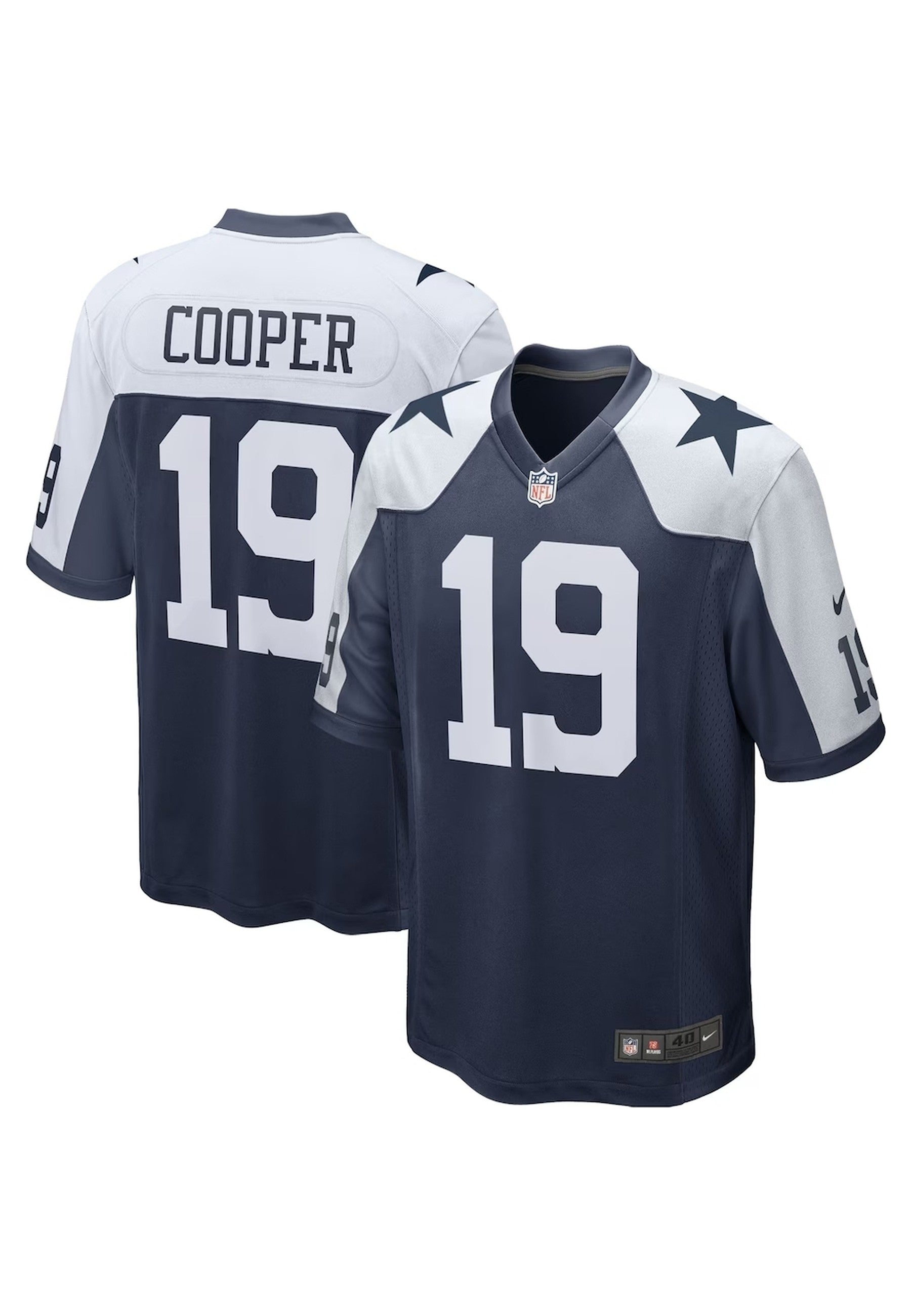 CAMISETA NIKE MARINO DALLAS COWBOYS COOPER 19 HOME FIELD JERSEY