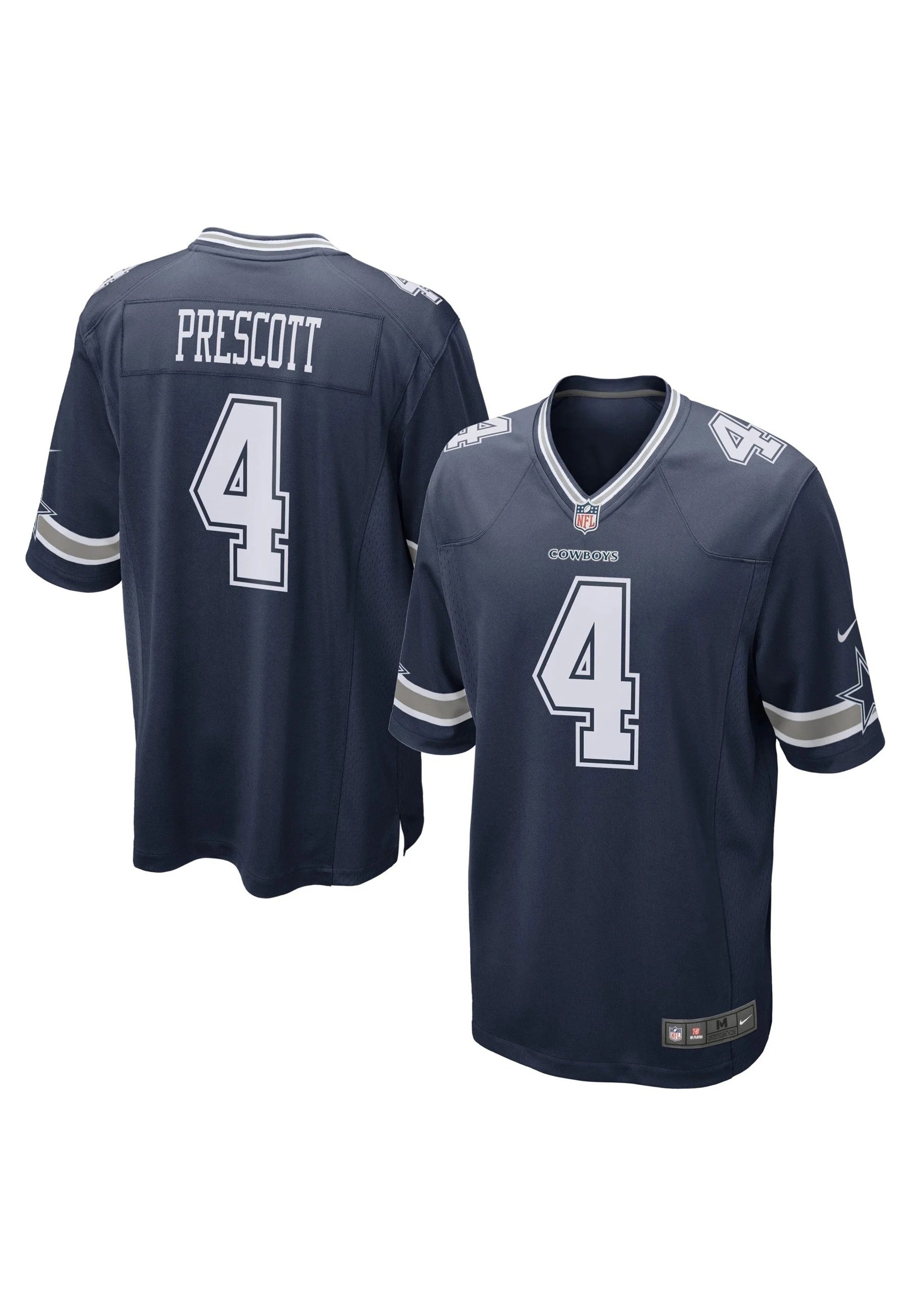 CAMISETA NIKE MARINO DALLAS COWBOYS PRESCOTT 4 HOME GAME NFL JERSEY